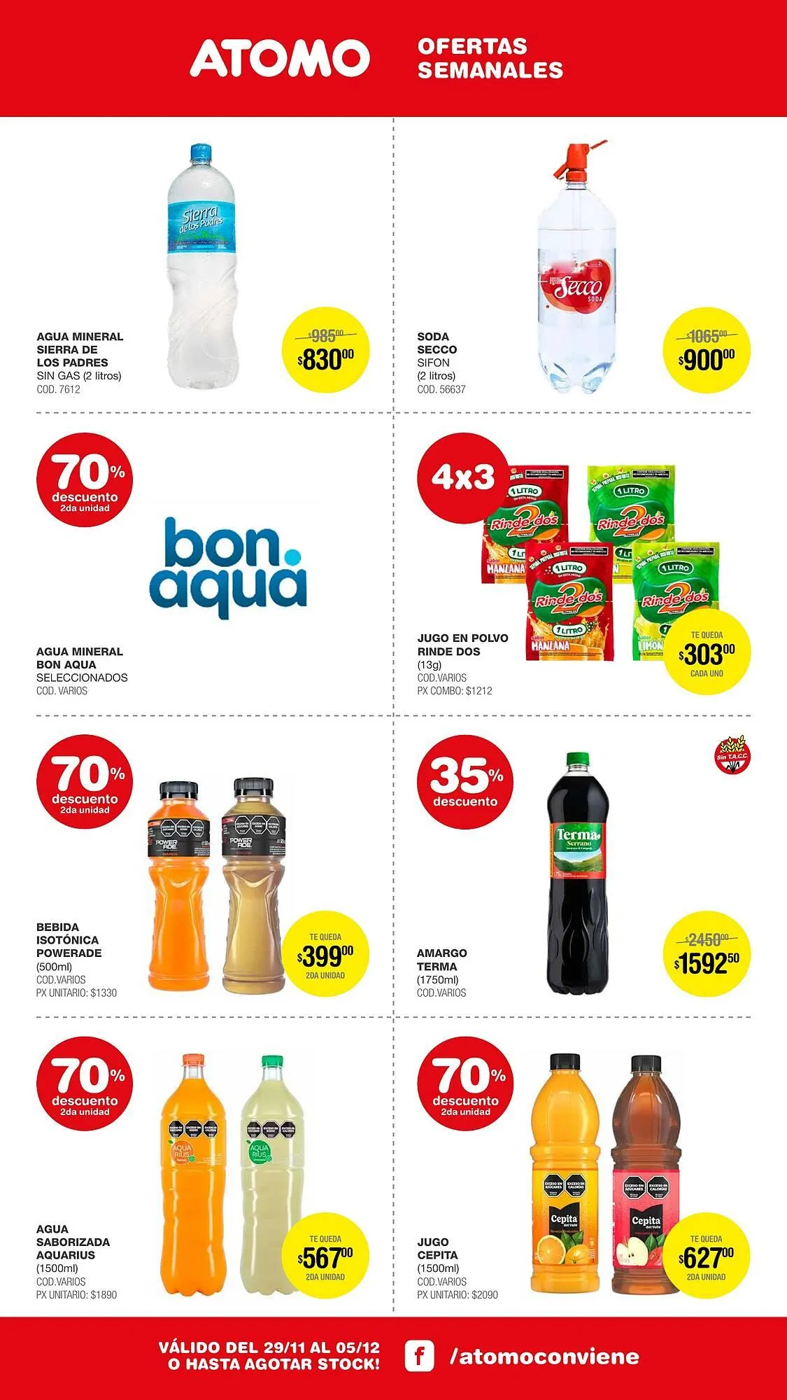 Ofertas de Catálogo Atomo Conviene 29 de noviembre al 5 de diciembre 2024 - Página 24 del catálogo