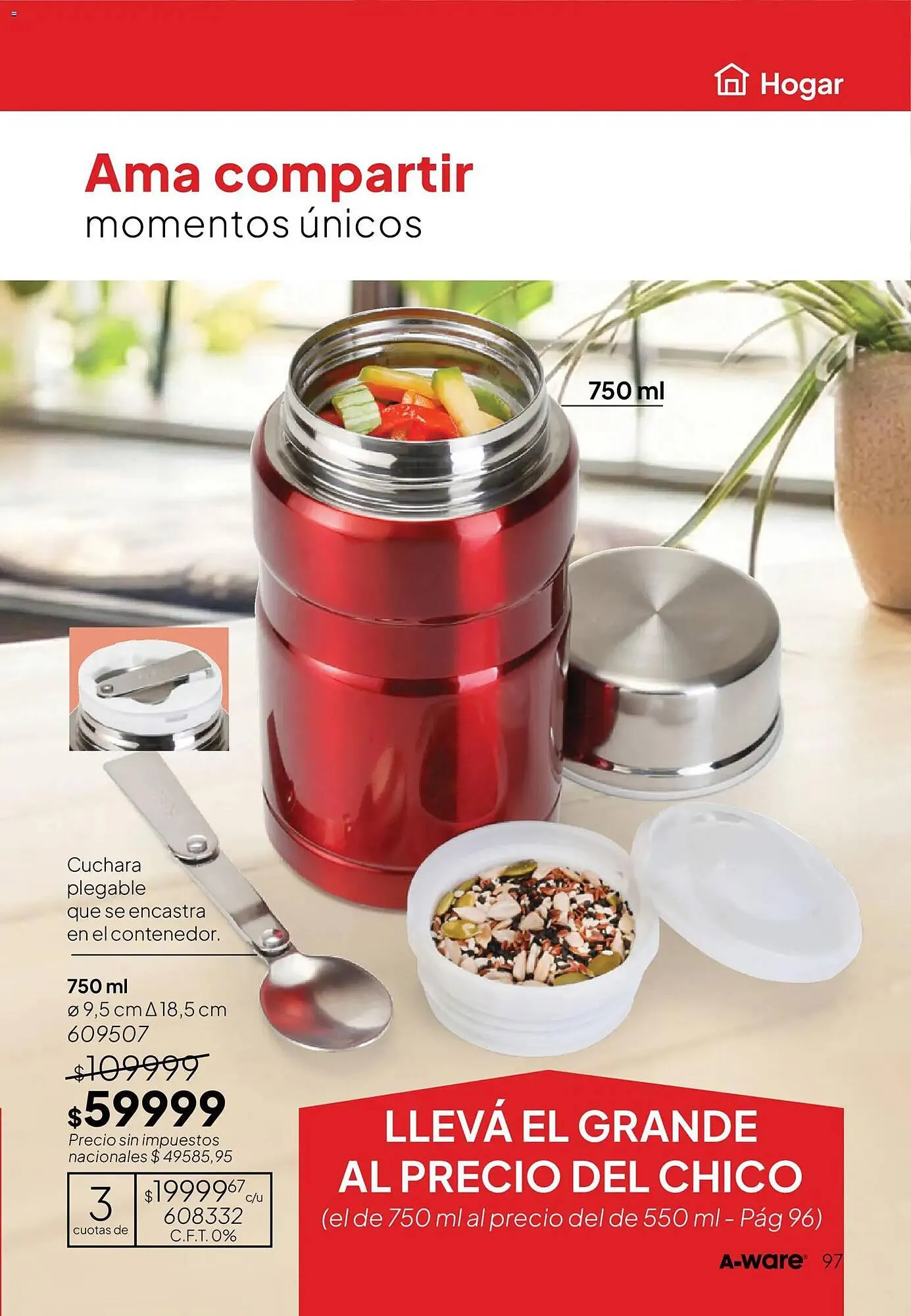Ofertas de Folleto Tupperware 28 de abril al 31 de mayo 2026 - Página 98 del catálogo