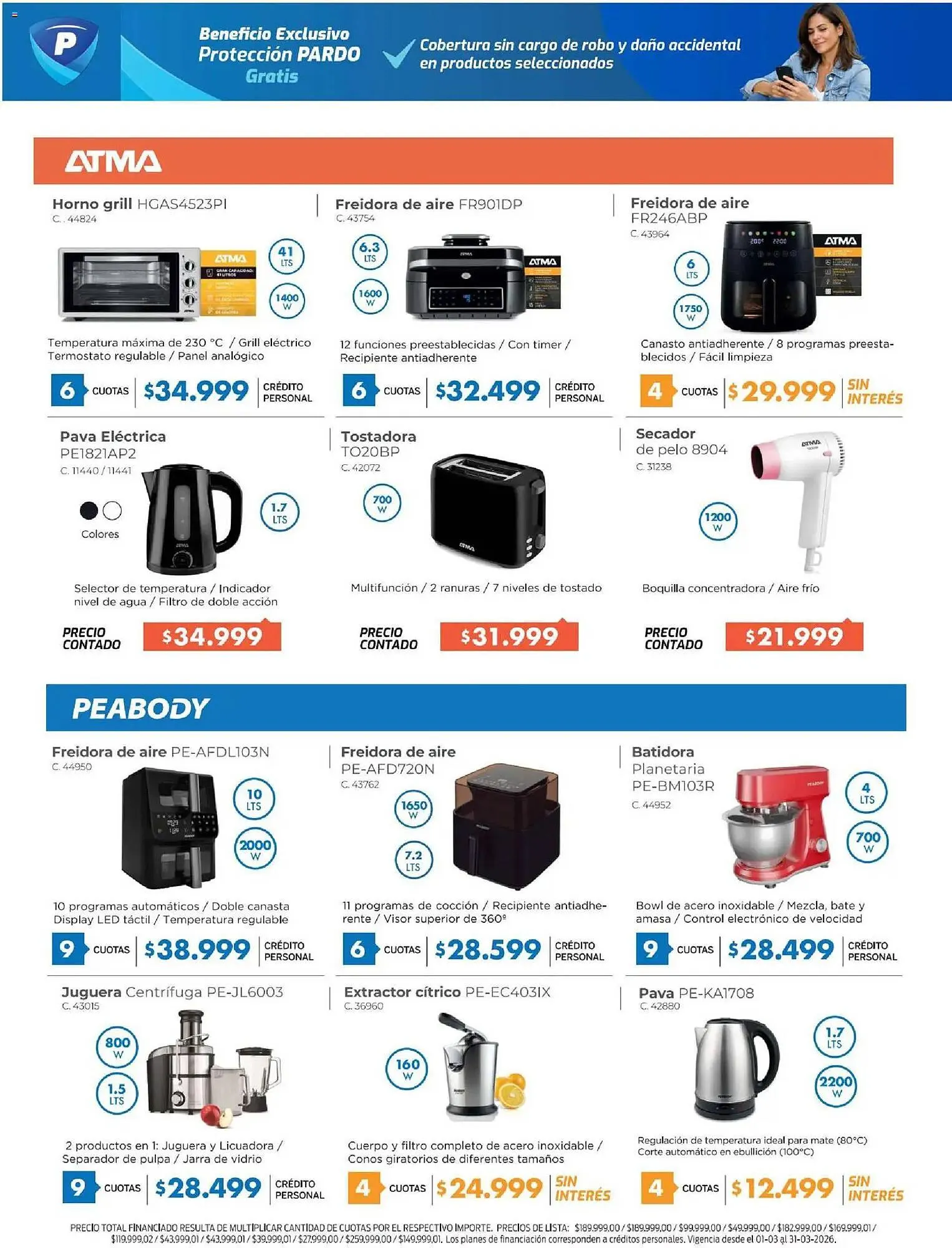 Ofertas de Catálogo Pardo Hogar 1 de marzo al 1 de abril 2026 - Página 10 del catálogo