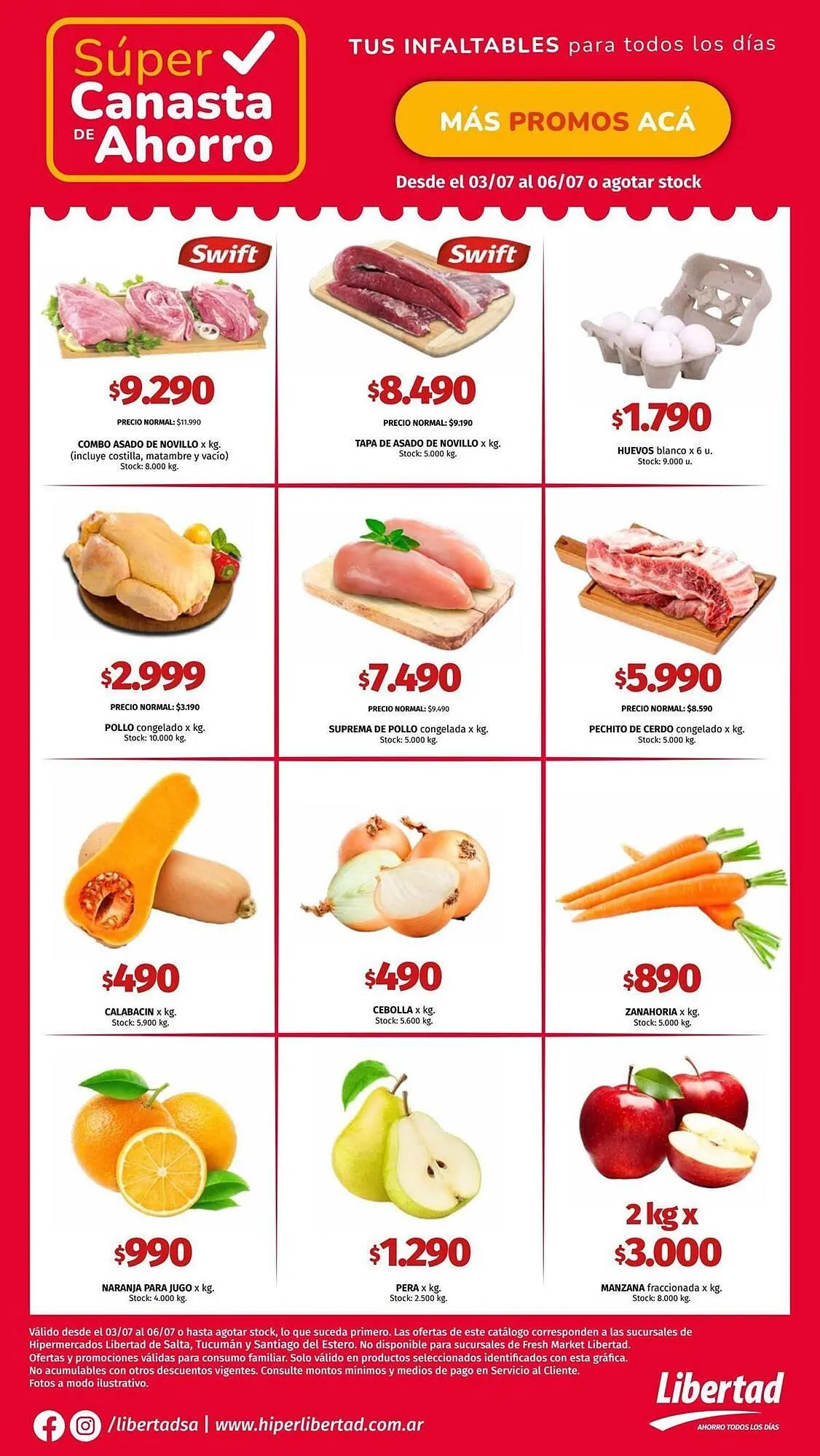 Ofertas de Catálogo Hipermercado Libertad 3 de julio al 6 de julio 2025 - Página 2 del catálogo