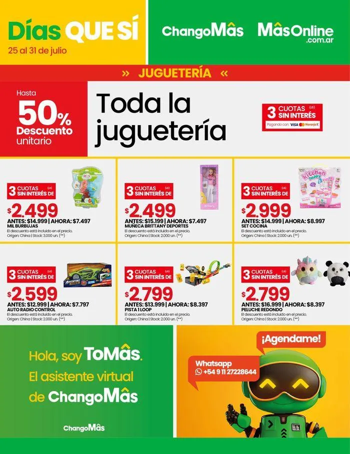 Ofertas de Catálogo Changomas 25 de julio al 31 de julio 2024 - Página 21 del catálogo