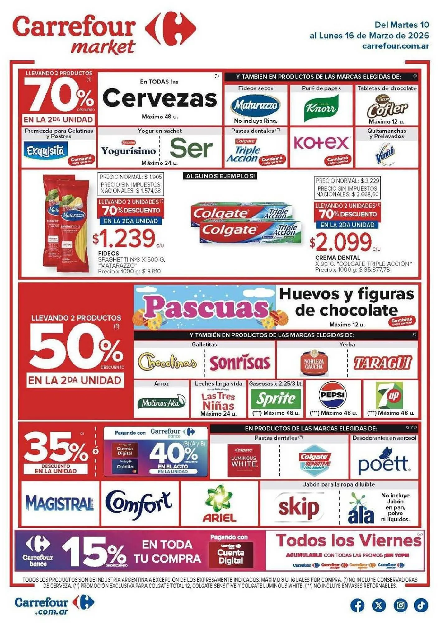 Ofertas de Folleto Carrefour Market 10 de marzo al 17 de marzo 2026 - Página 1 del catálogo