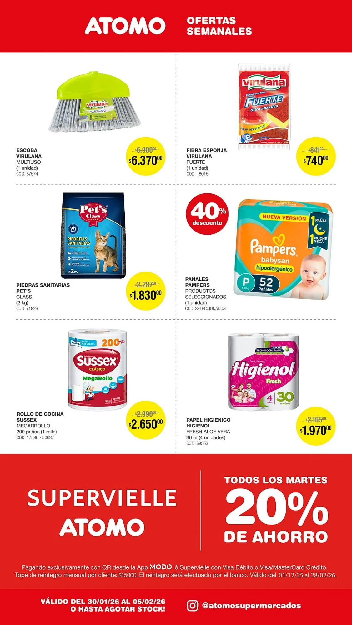 Ofertas de Catálogo Atomo Conviene 30 de enero al 5 de febrero 2026 - Página 11 del catálogo