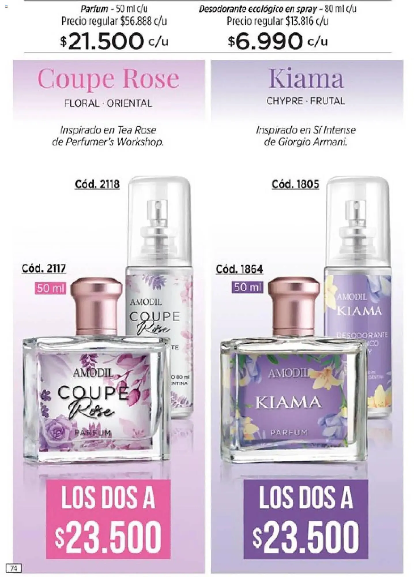 Ofertas de Catálogo Amodil 12 de febrero al 31 de marzo 2026 - Página 74 del catálogo