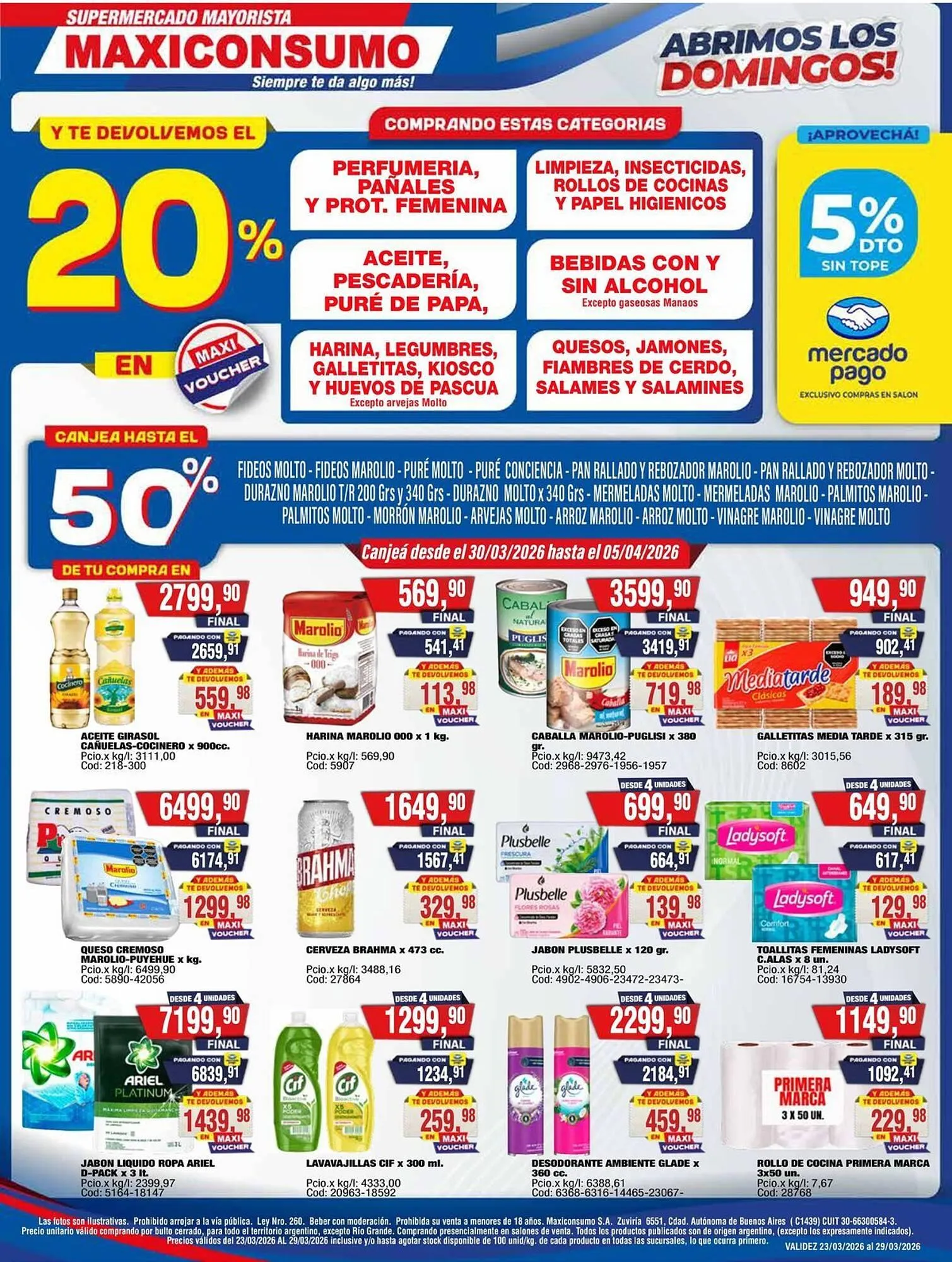 Ofertas de Revista Maxiconsumo 30 de marzo al 5 de abril 2026 - Página 1 del catálogo