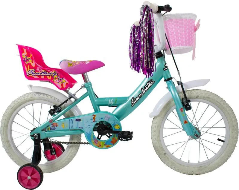 BICICLETA CROS 15165 RODADO 16 VERDE - SIAMBRETTA