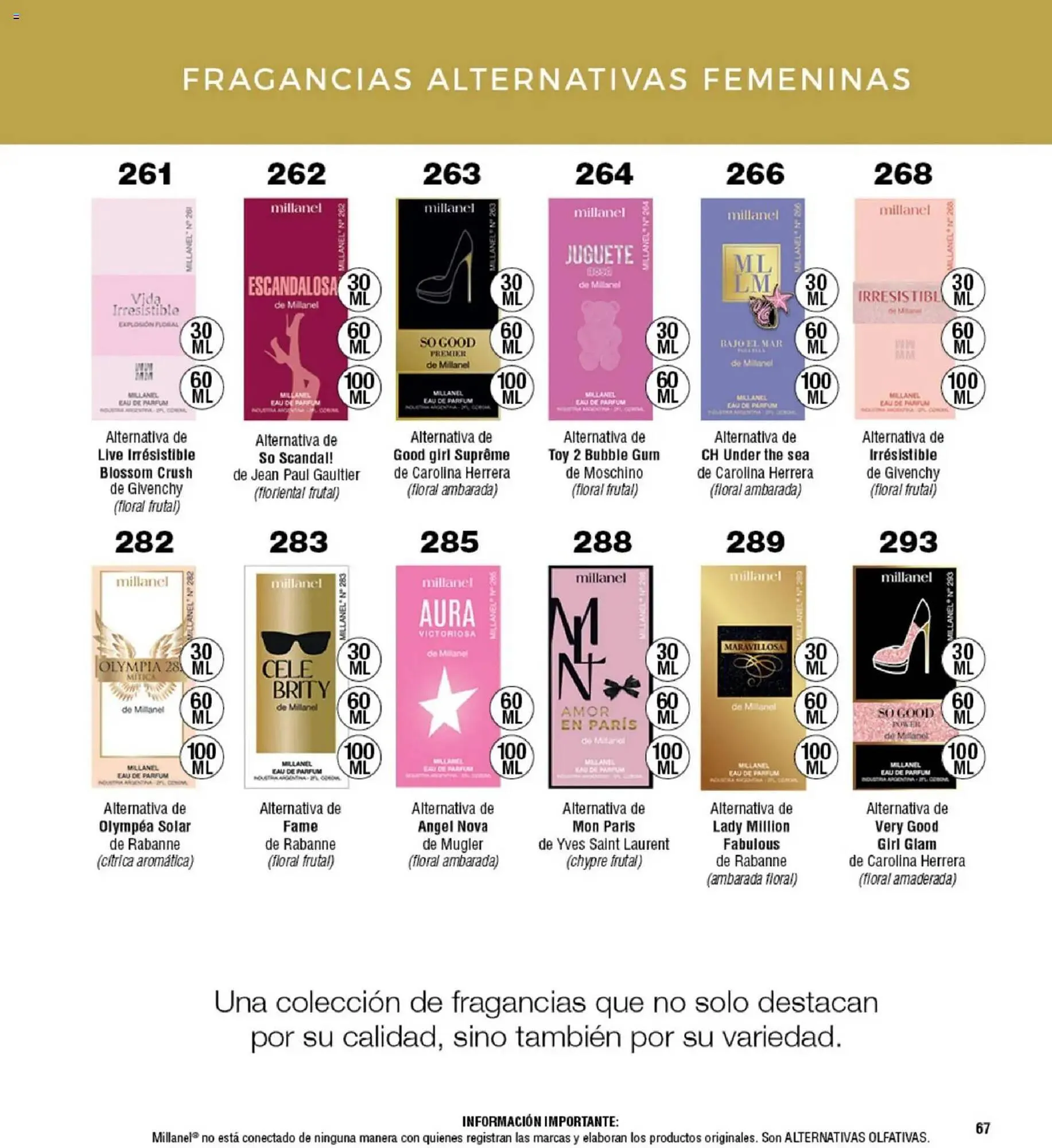 Ofertas de Catálogo Millanel Cosmética 2 de febrero al 2 de marzo 2026 - Página 67 del catálogo