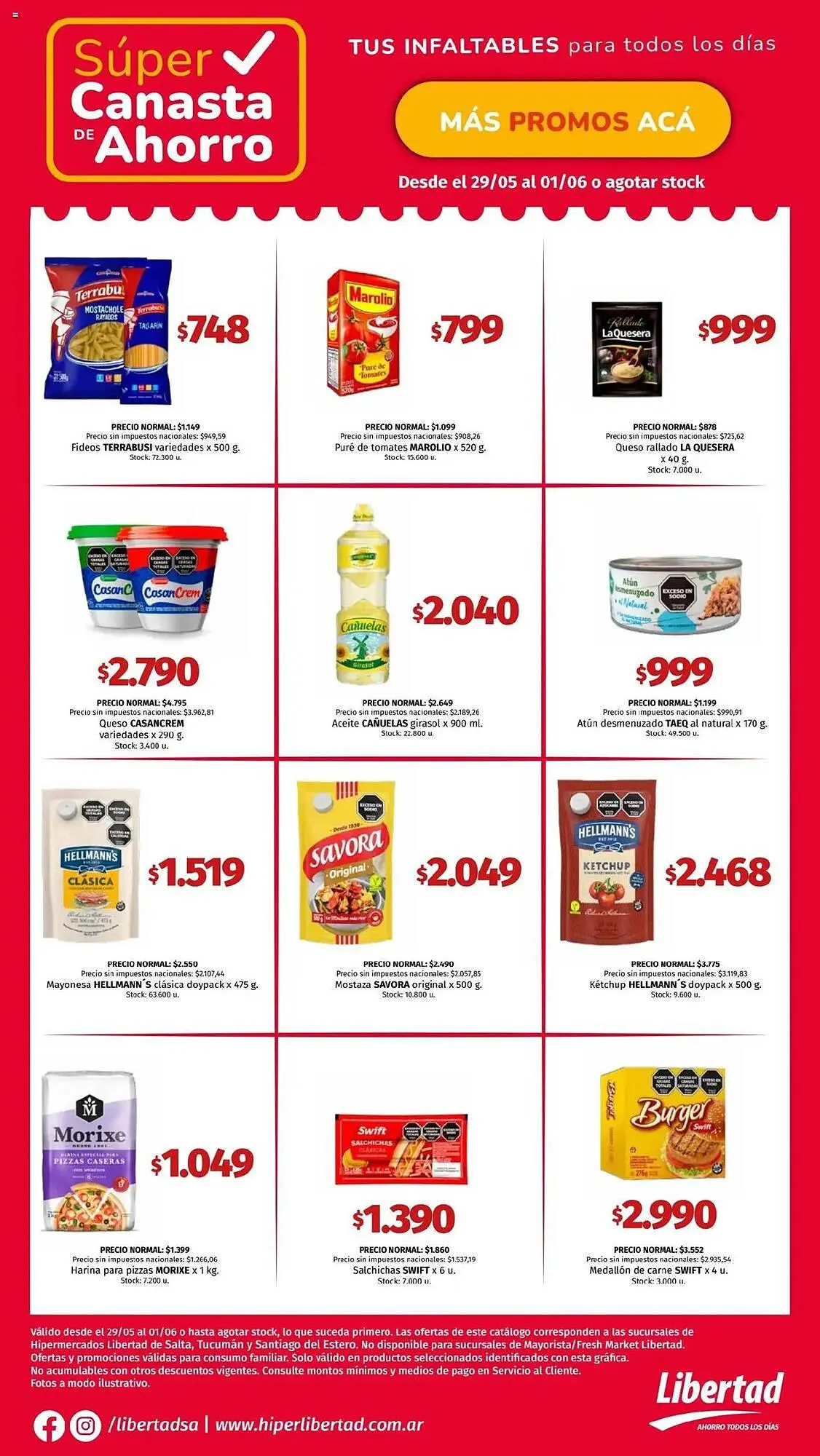 Ofertas de Catálogo Hipermercado Libertad 29 de mayo al 2 de junio 2025 - Página 1 del catálogo