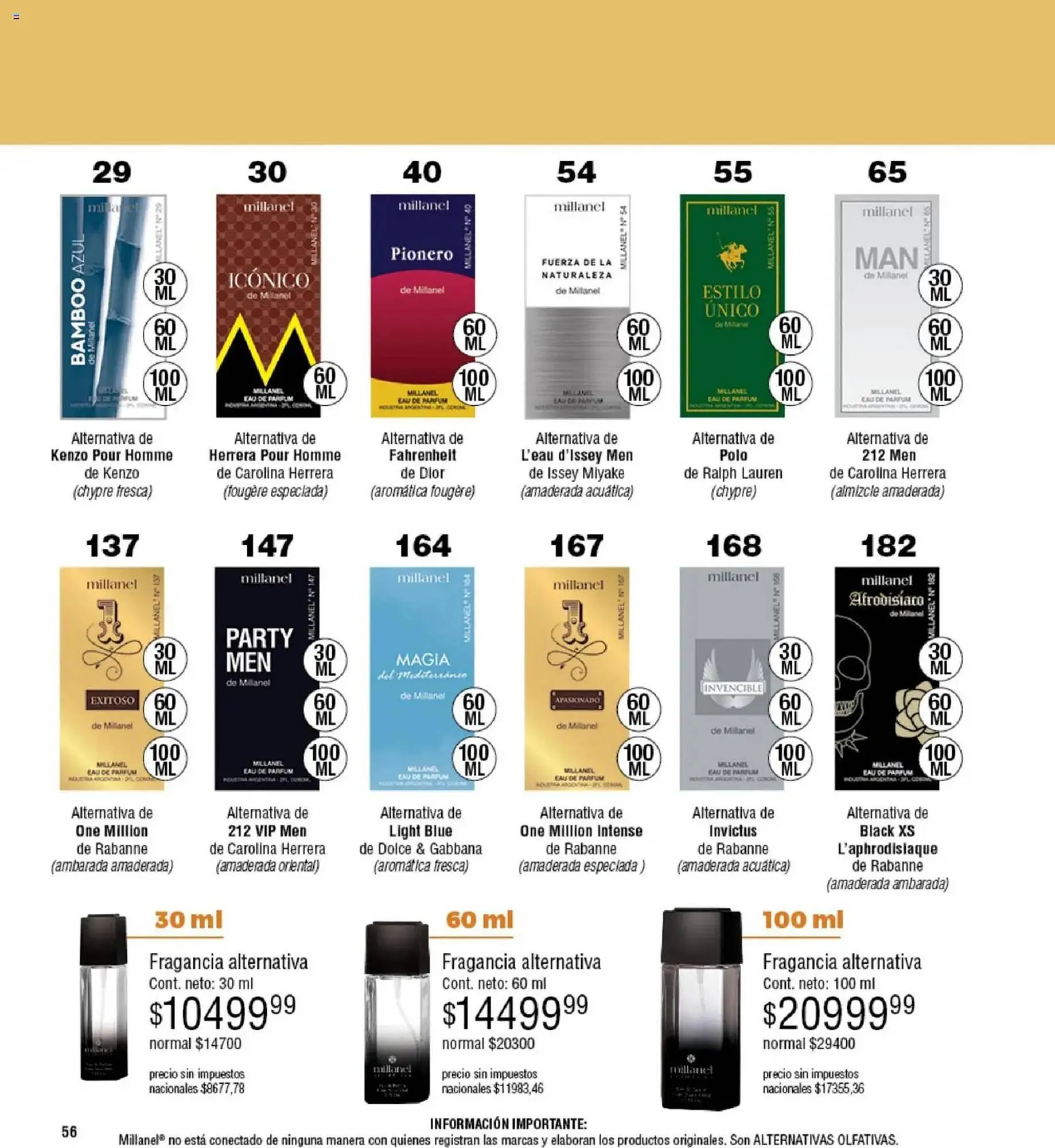 Ofertas de Catálogo Millanel Cosmética 5 de enero al 1 de febrero 2026 - Página 56 del catálogo