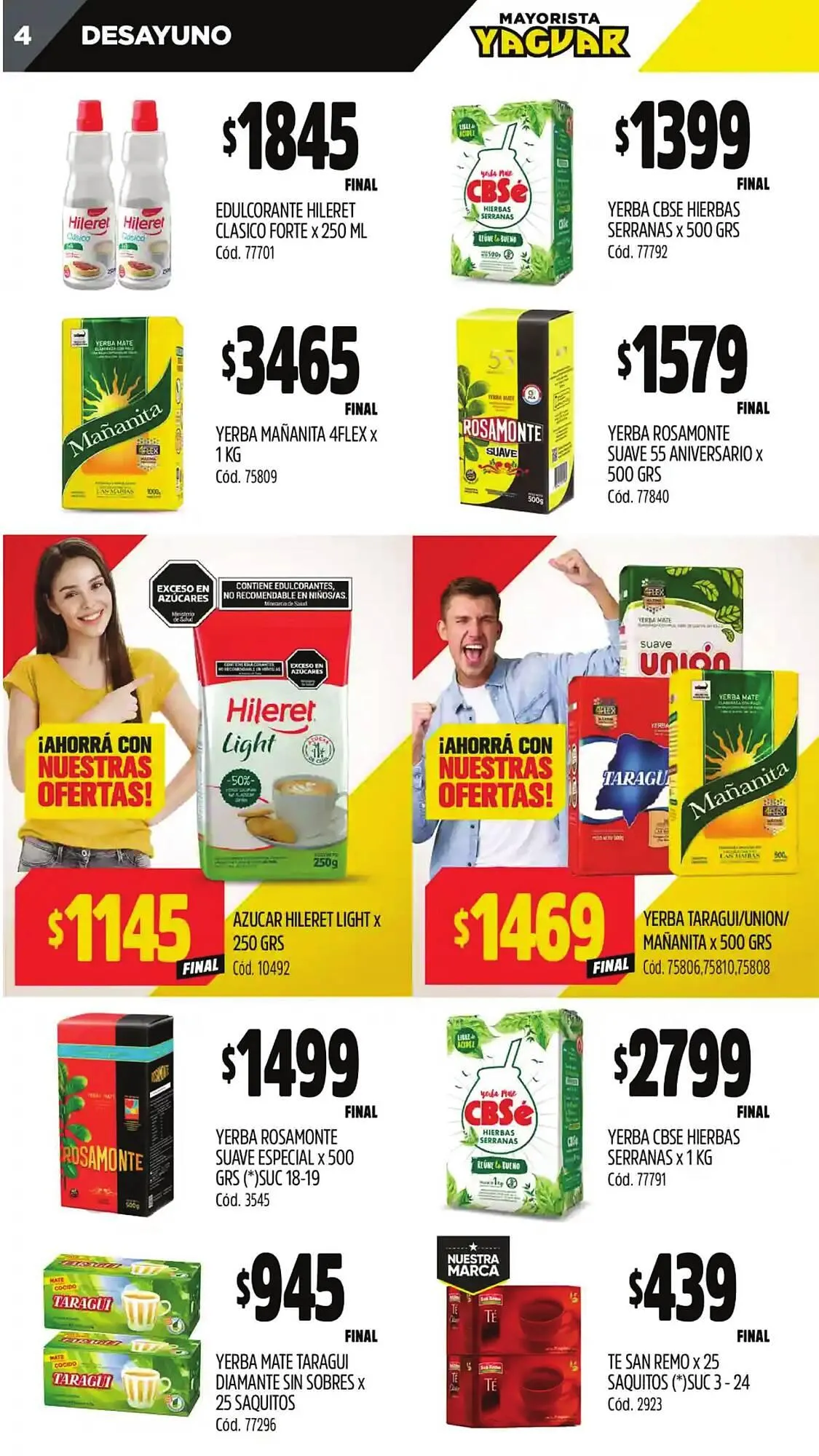 Ofertas de Catálogo Supermercados Yaguar 10 de marzo al 16 de marzo 2025 - Página 4 del catálogo