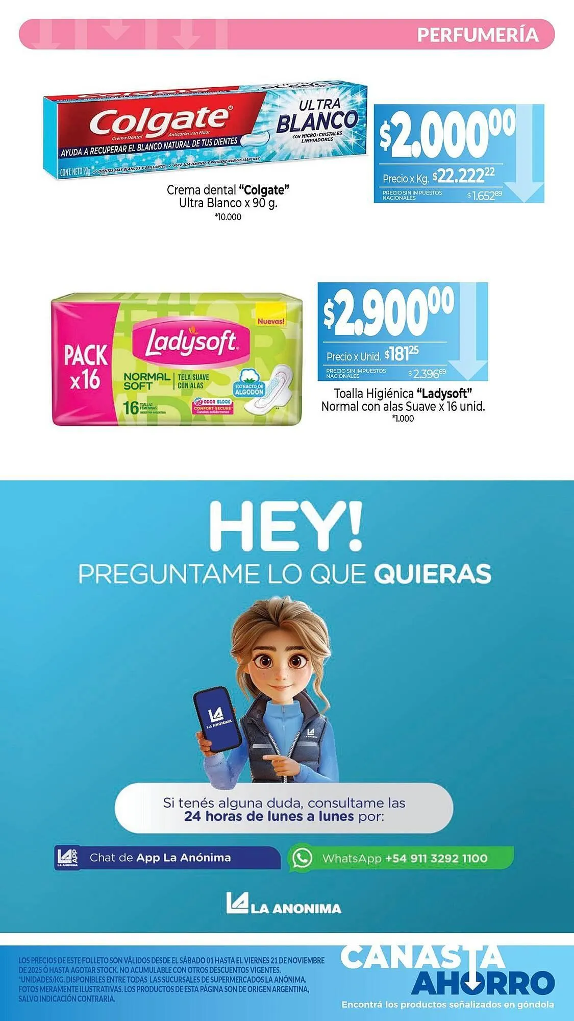 Ofertas de Catálogo La Anonima 1 de noviembre al 21 de noviembre 2025 - Página 9 del catálogo