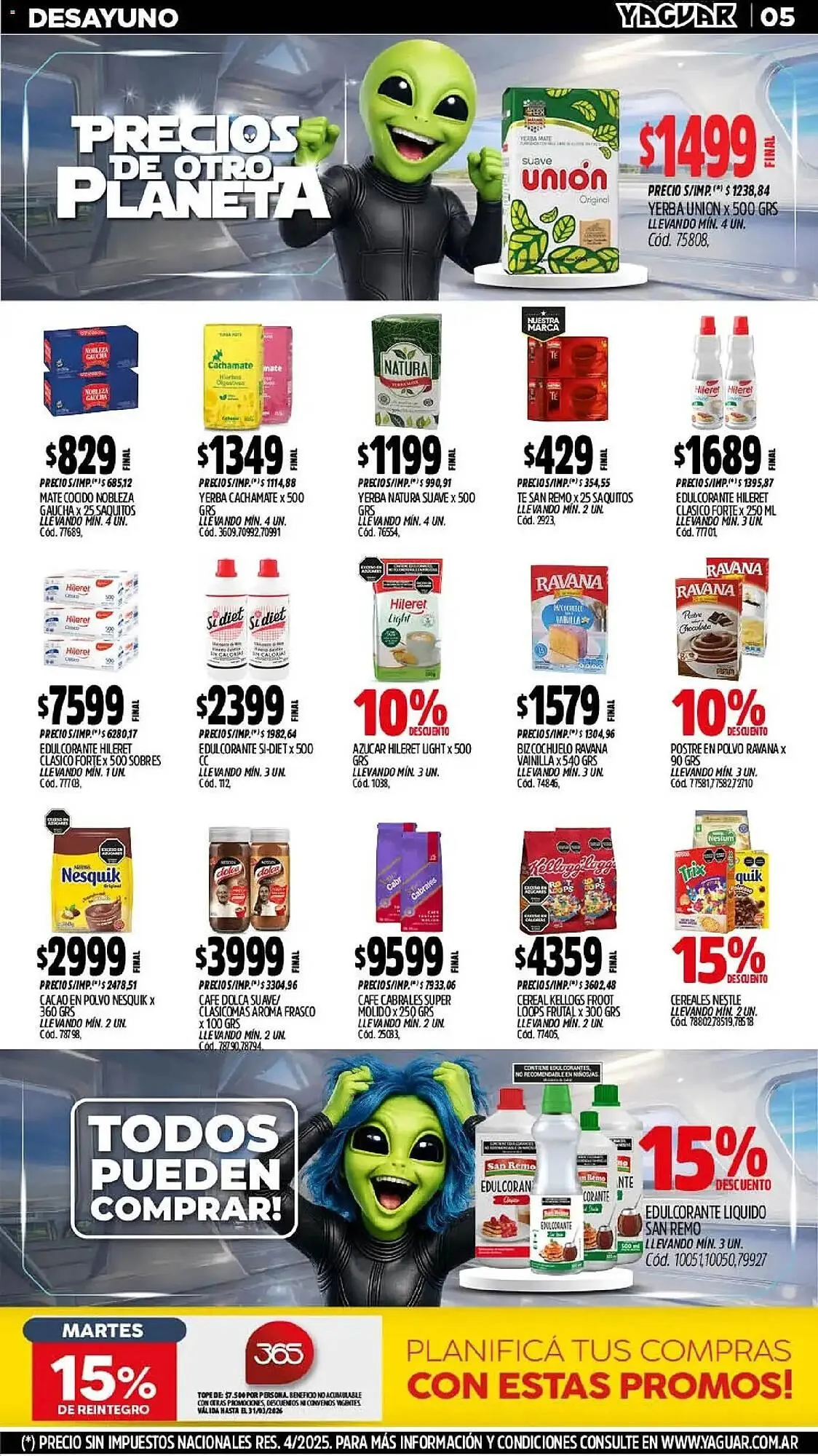 Ofertas de Catálogo Supermercados Yaguar 2 de marzo al 7 de marzo 2026 - Página 5 del catálogo