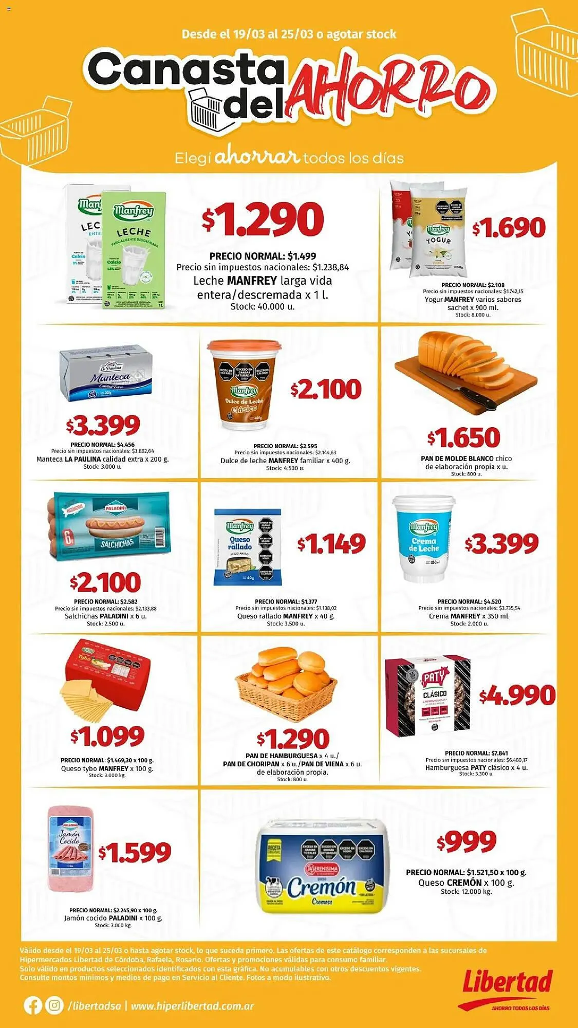 Ofertas de Catálogo Hipermercado Libertad 19 de marzo al 25 de marzo 2026 - Página 4 del catálogo