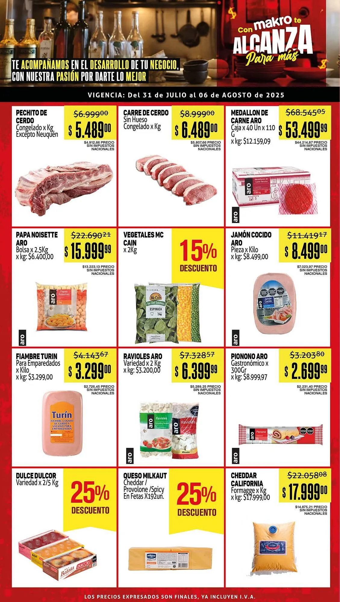 Ofertas de Catálogo Makro 31 de julio al 6 de agosto 2025 - Página 1 del catálogo