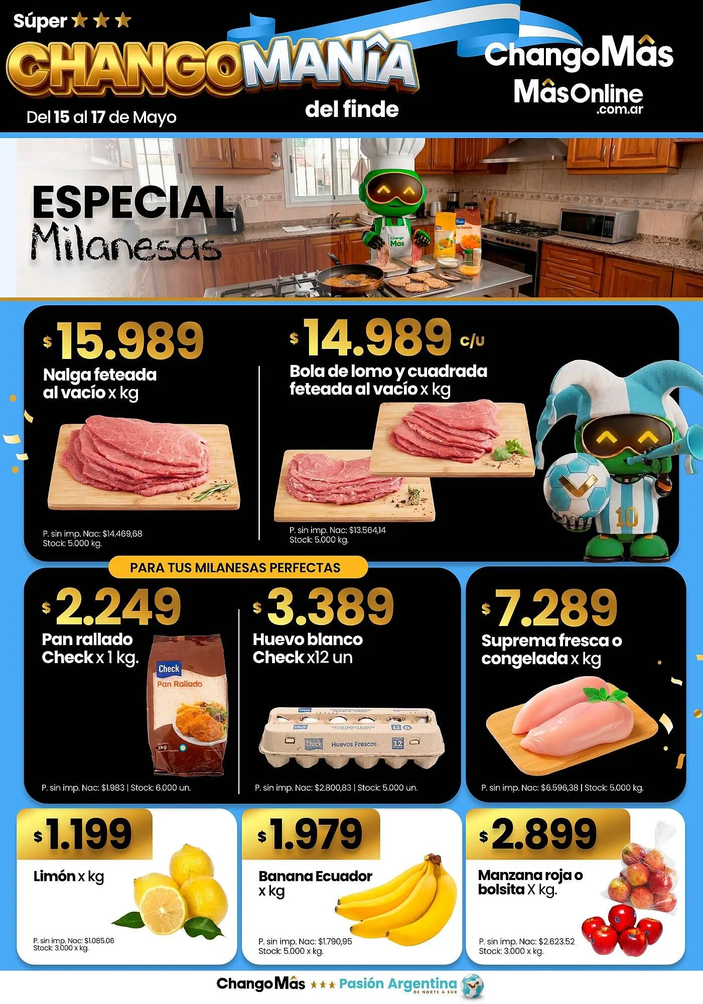Ofertas de Catálogo Changomas 15 de mayo al 17 de mayo 2026 - Página 1 del catálogo