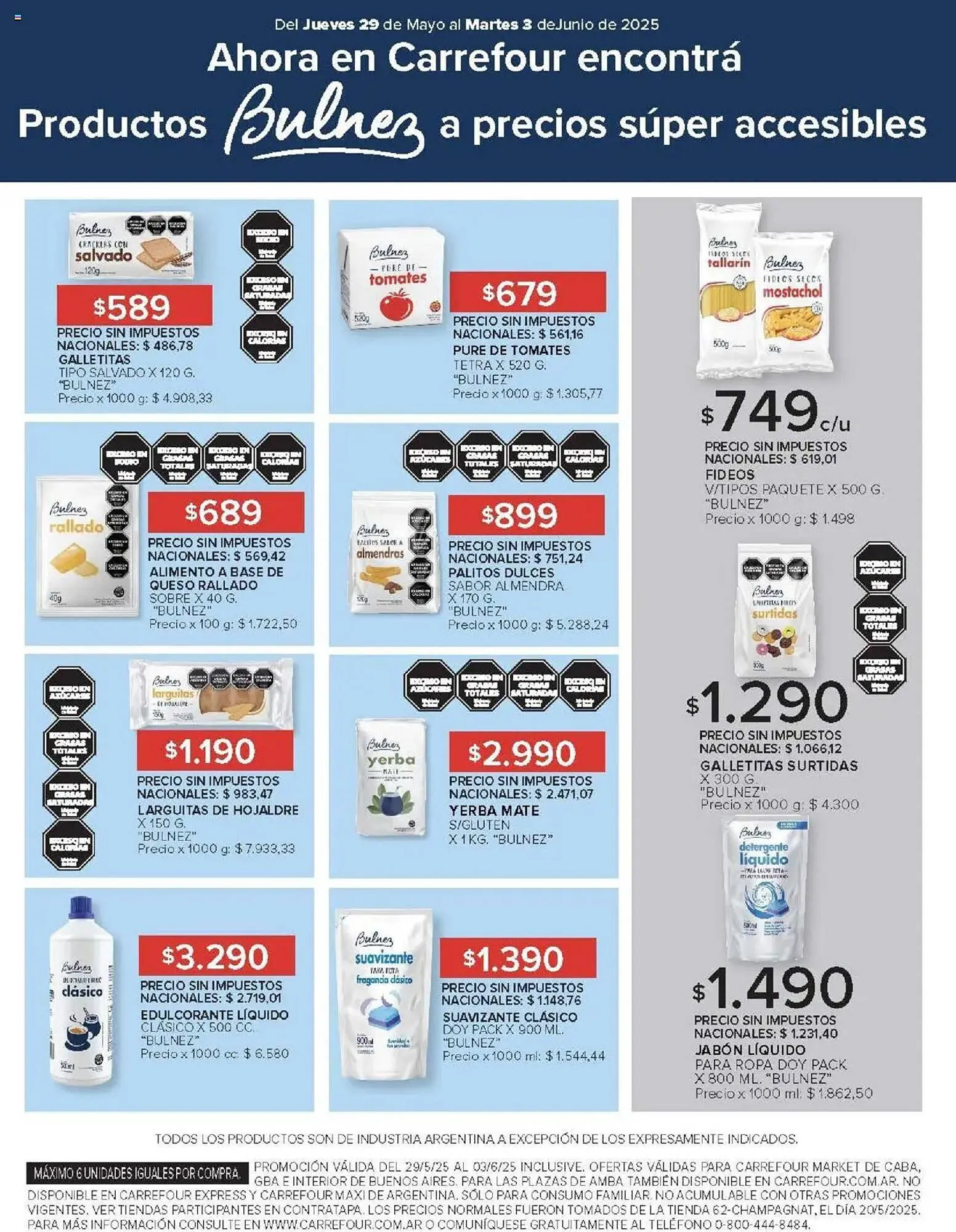 Ofertas de Catálogo Carrefour Market 29 de mayo al 3 de junio 2025 - Página 13 del catálogo