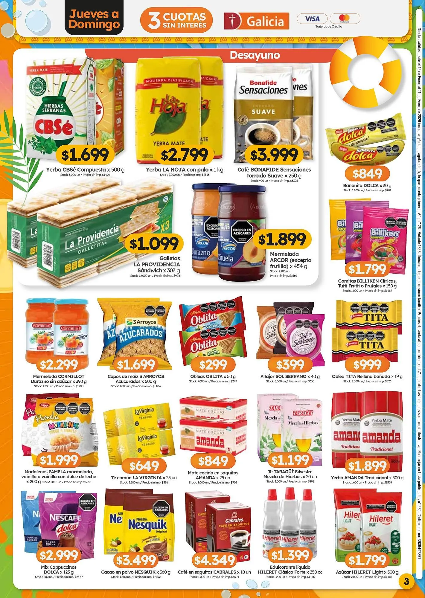 Ofertas de Folleto Cordiez 15 de enero al 21 de enero 2026 - Página 3 del catálogo