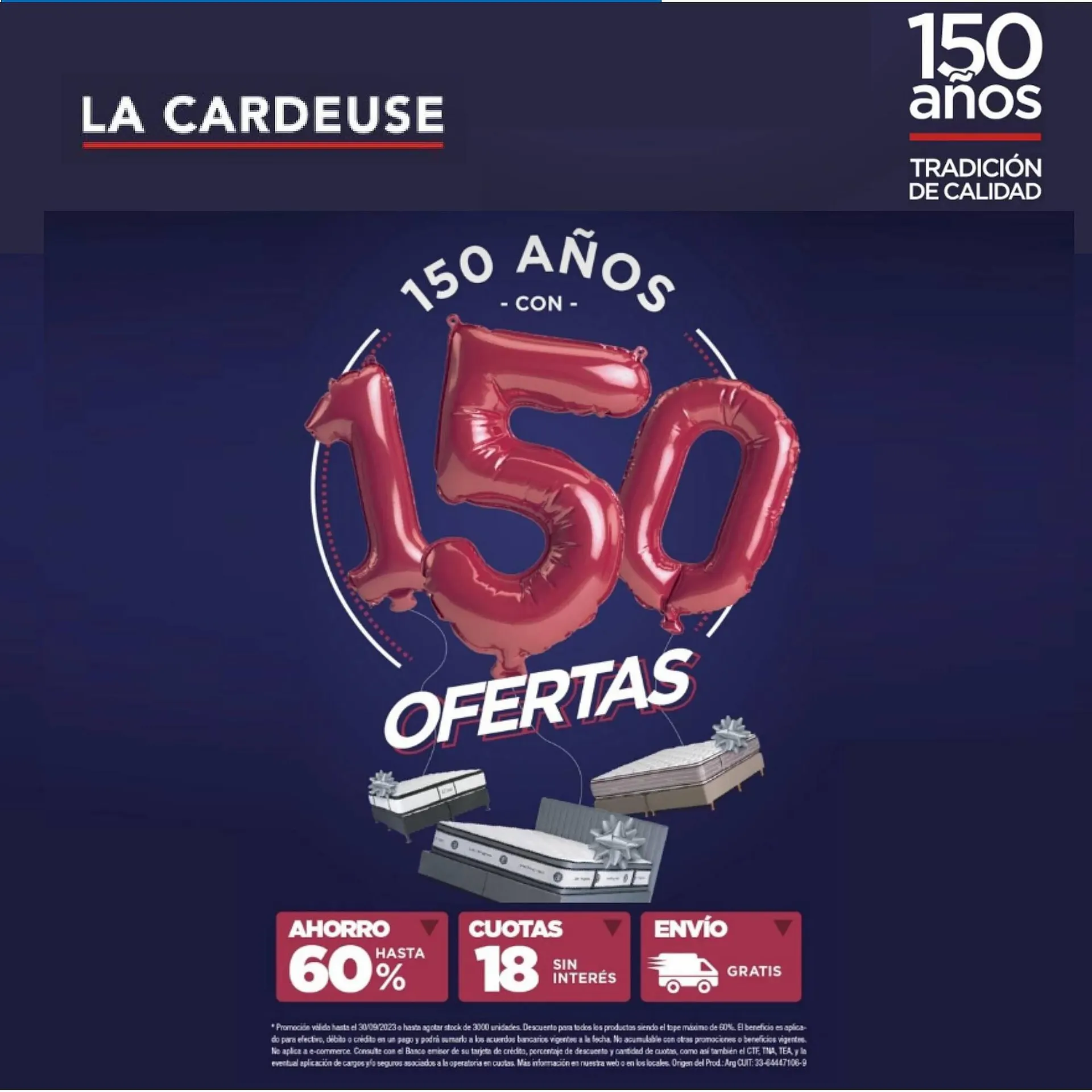 Ofertas de Catálogo La Cardeuse 18 de septiembre al 4 de octubre 2023 - Página 1 del catálogo