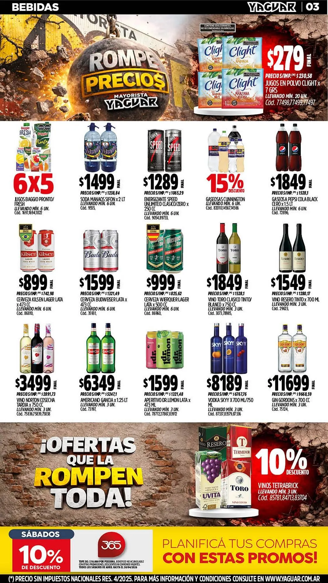 Ofertas de Catálogo Supermercados Yaguar 20 de abril al 26 de abril 2026 - Página 3 del catálogo