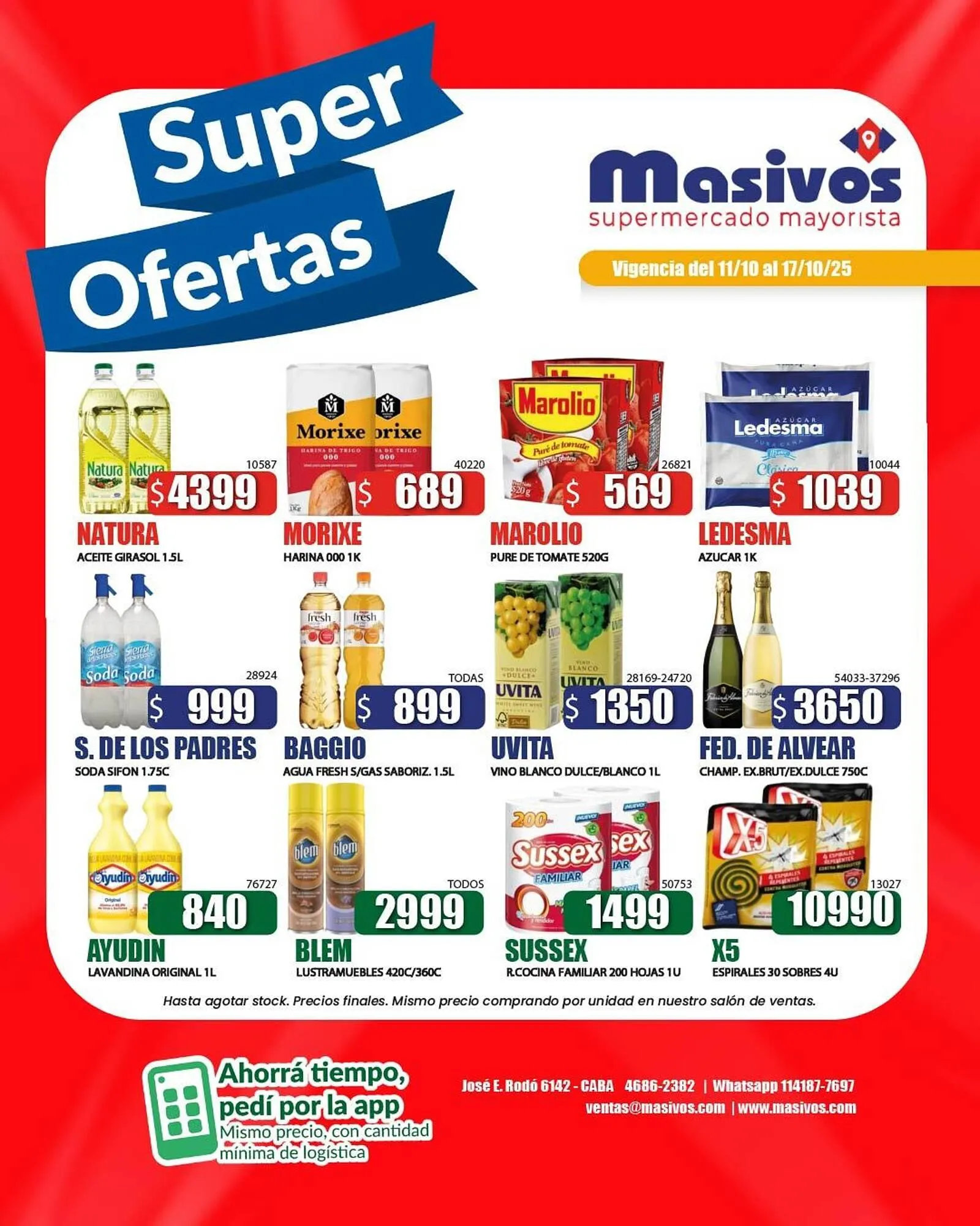 Catálogo Masivos - 1