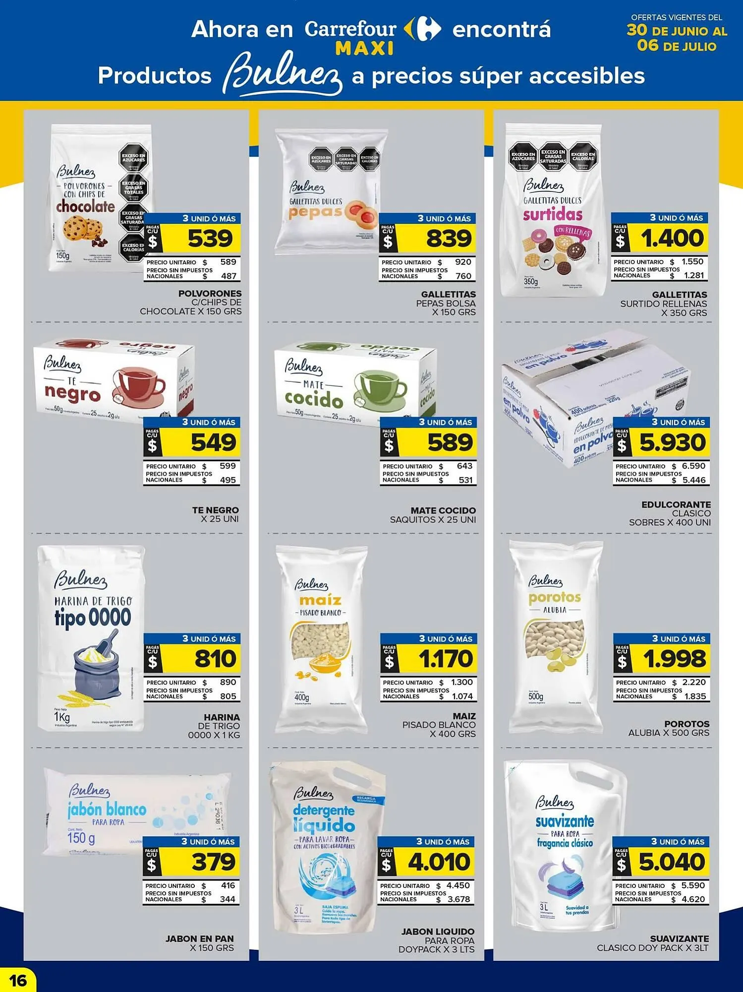 Ofertas de Catálogo Carrefour Maxi 30 de junio al 6 de julio 2025 - Página 16 del catálogo