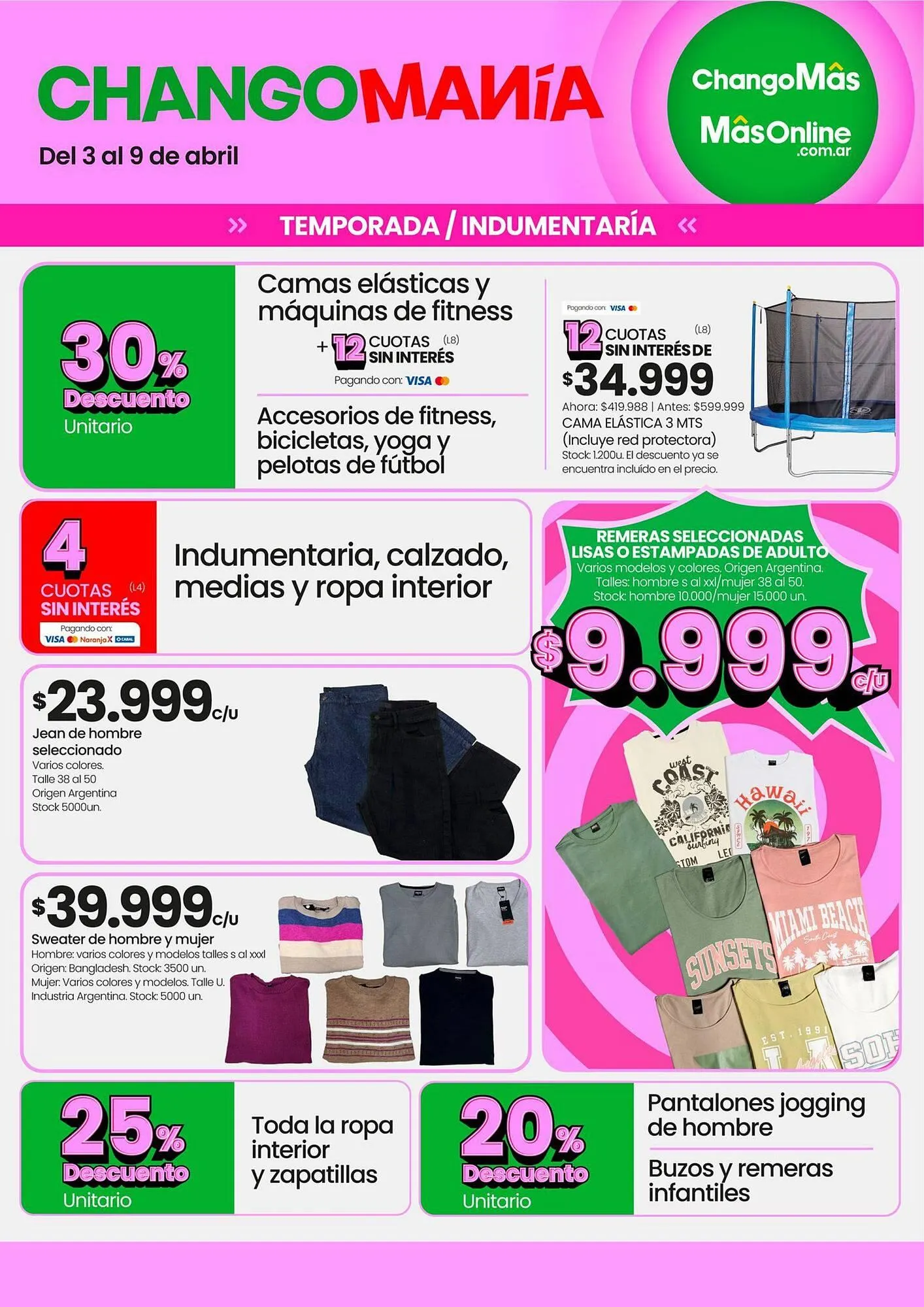 Ofertas de Catálogo Changomas 3 de abril al 9 de abril 2025 - Página 4 del catálogo
