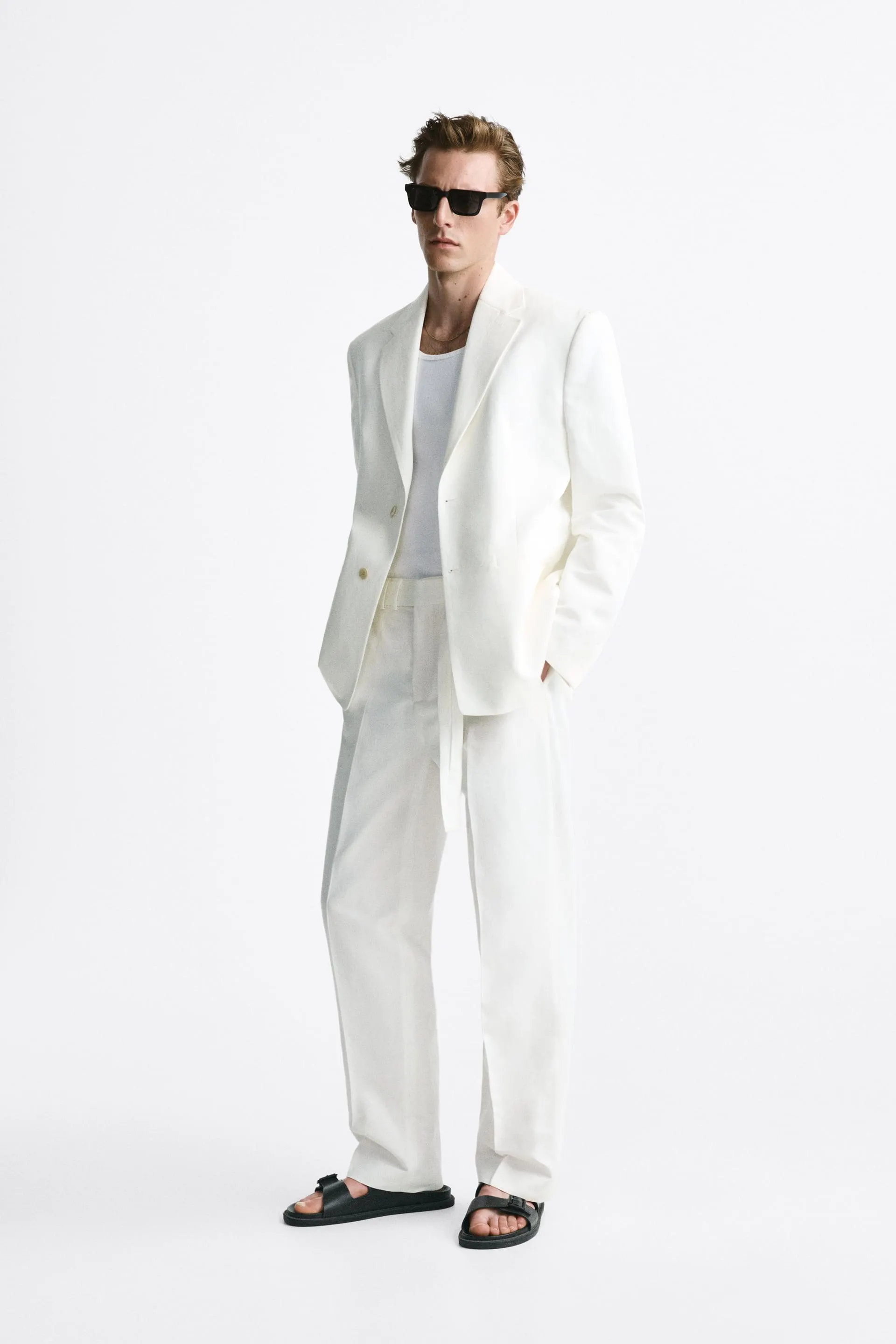 BLAZER TRAJE ALGODÓN - LINO