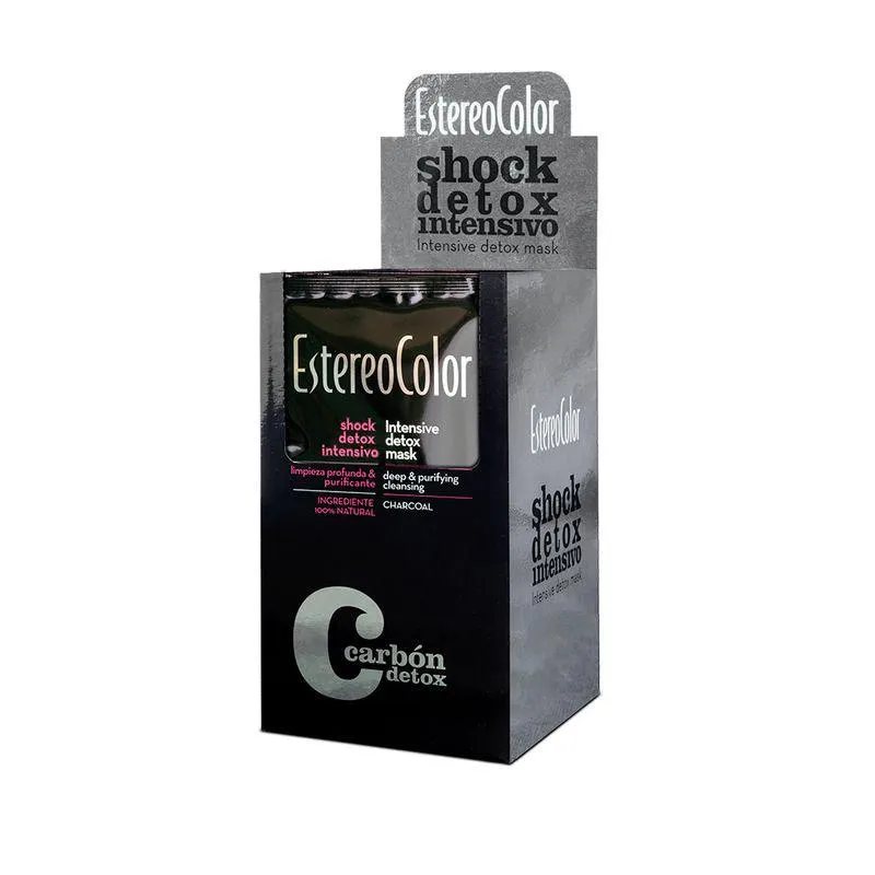 Tratamiento Capilar Estereo Color Hair Food Shock Detox x 10 un x 50 ml c/u