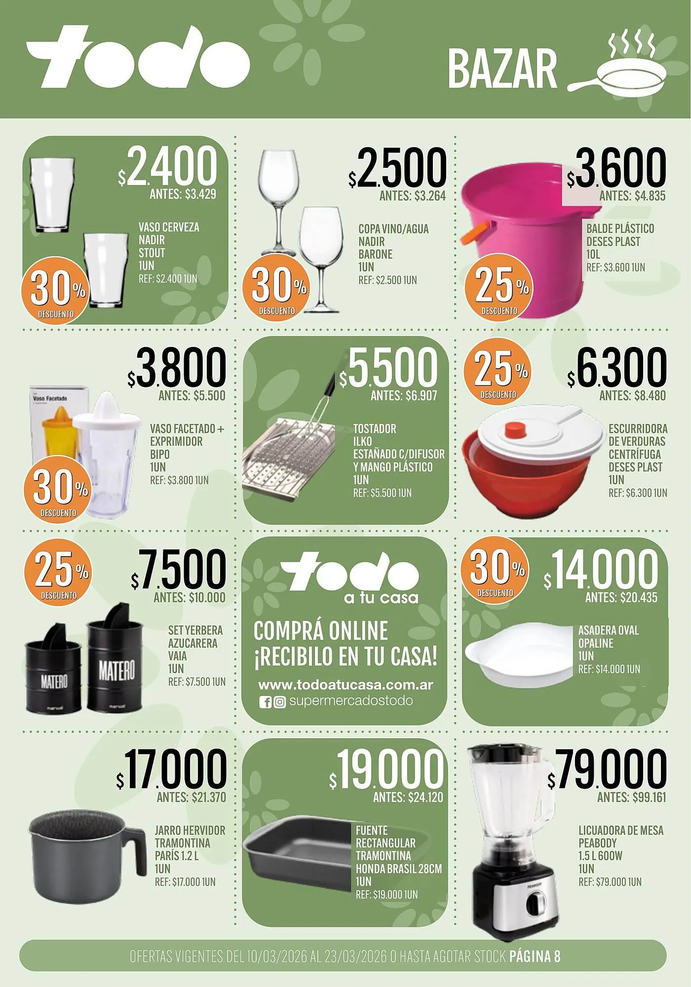 Ofertas de Catálogo Supermercados Todo 10 de marzo al 23 de marzo 2026 - Página 8 del catálogo