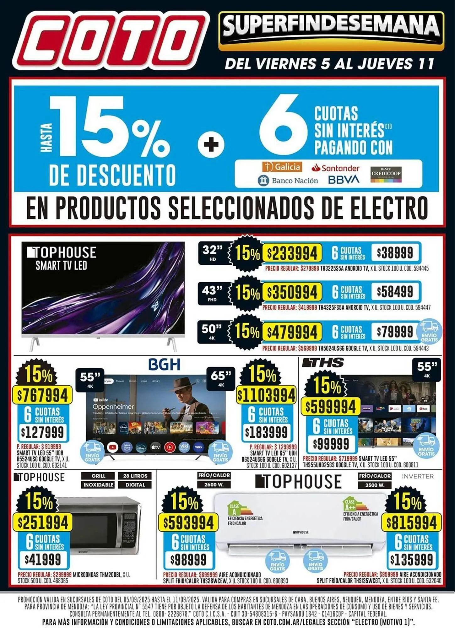 Ofertas de Catálogo Coto 5 de septiembre al 11 de septiembre 2025 - Página 1 del catálogo