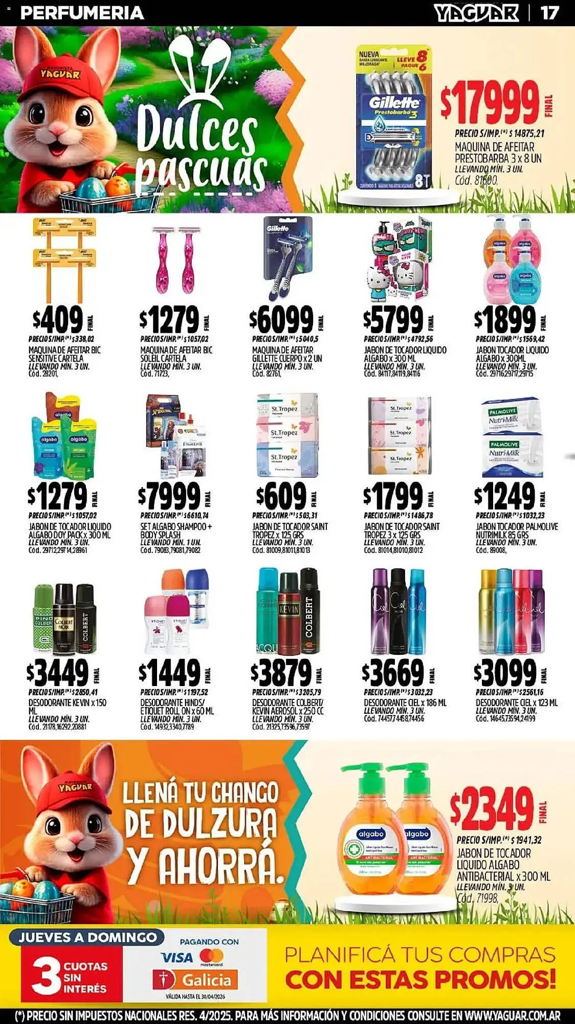 Ofertas de Catálogo Supermercados Yaguar 30 de marzo al 5 de abril 2026 - Página 16 del catálogo