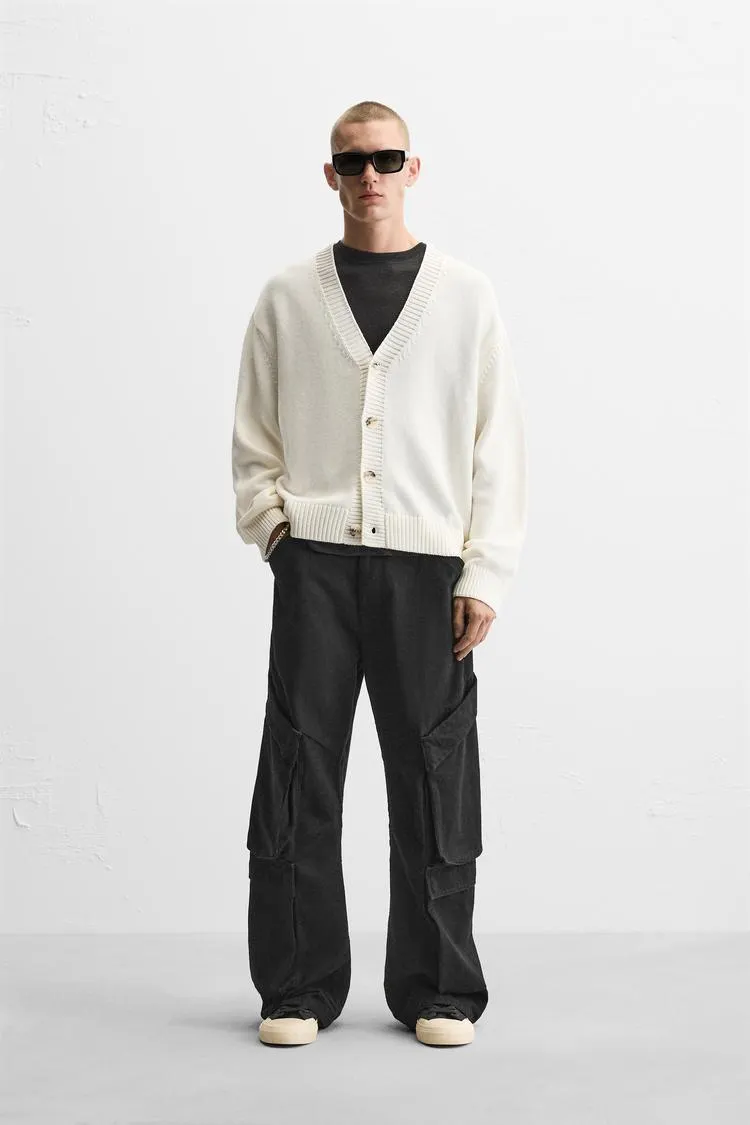 CÁRDIGAN ESTRUCTURA ALGODÓN