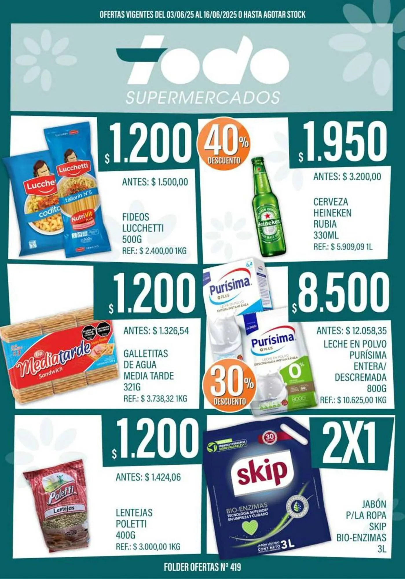 Ofertas de Catálogo Supermercados Todo 4 de junio al 16 de junio 2025 - Página 1 del catálogo