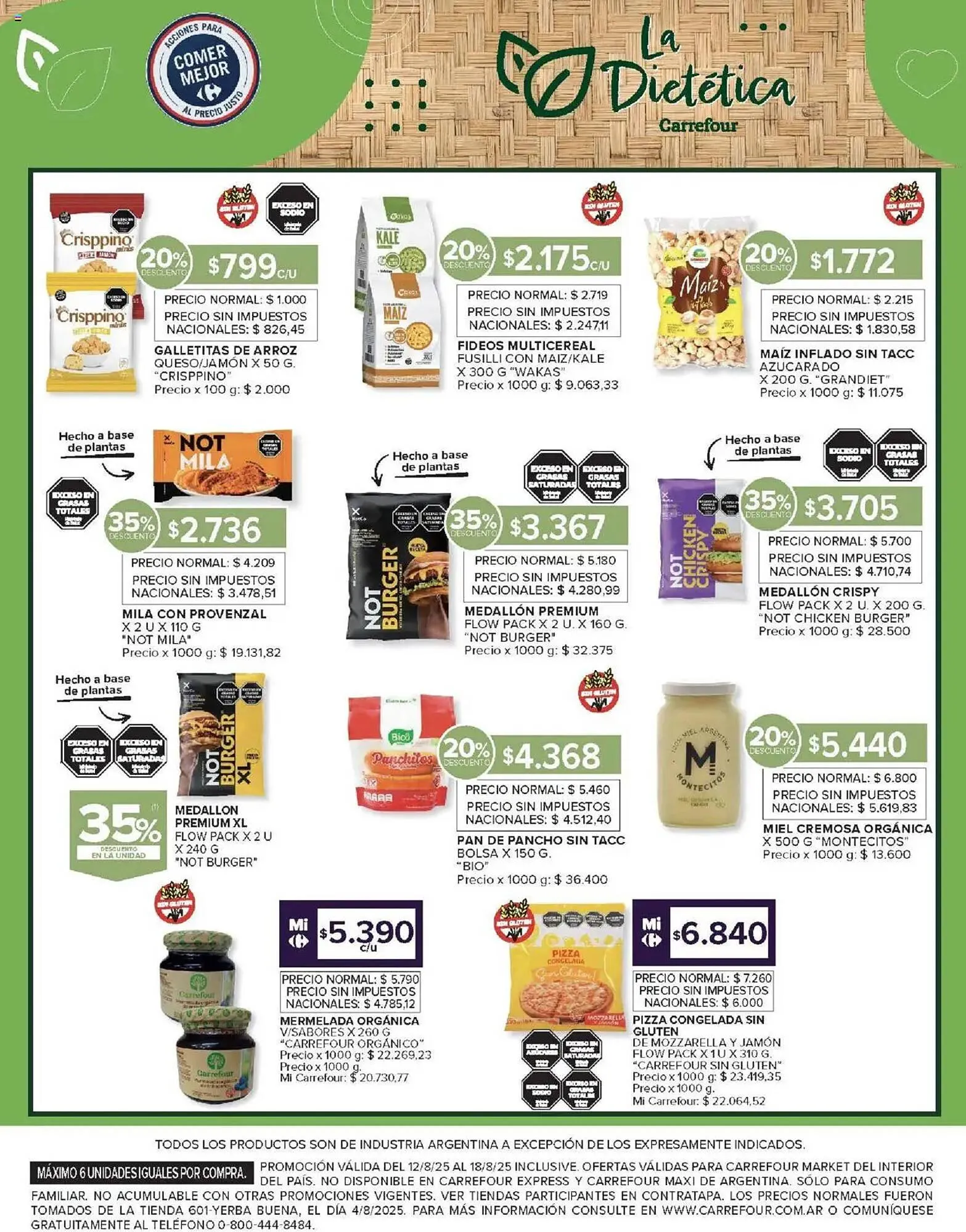 Ofertas de Catálogo Carrefour Market 12 de agosto al 19 de agosto 2025 - Página 14 del catálogo