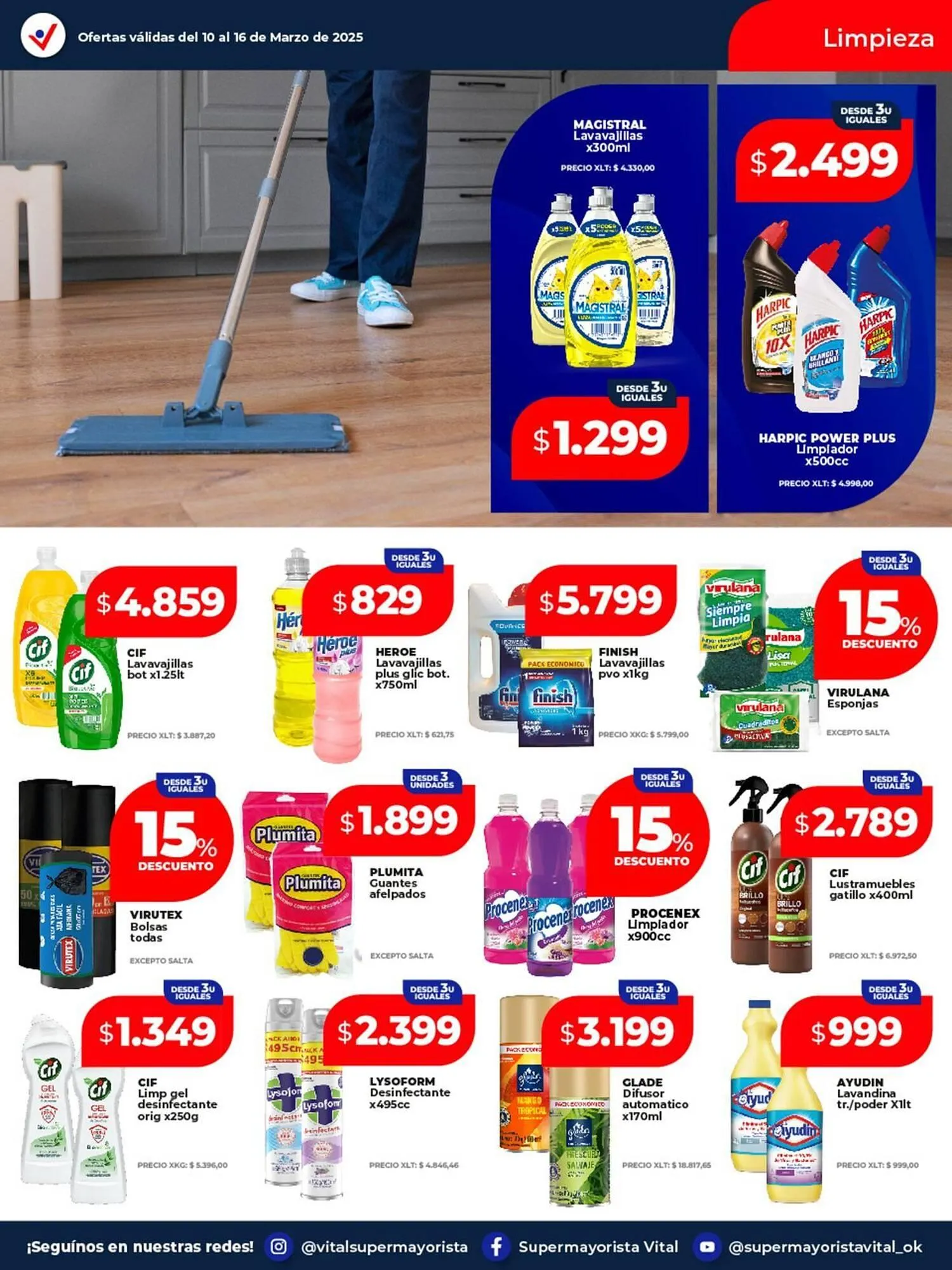 Ofertas de Catálogo Supermayorista Vital 10 de marzo al 16 de marzo 2025 - Página 9 del catálogo
