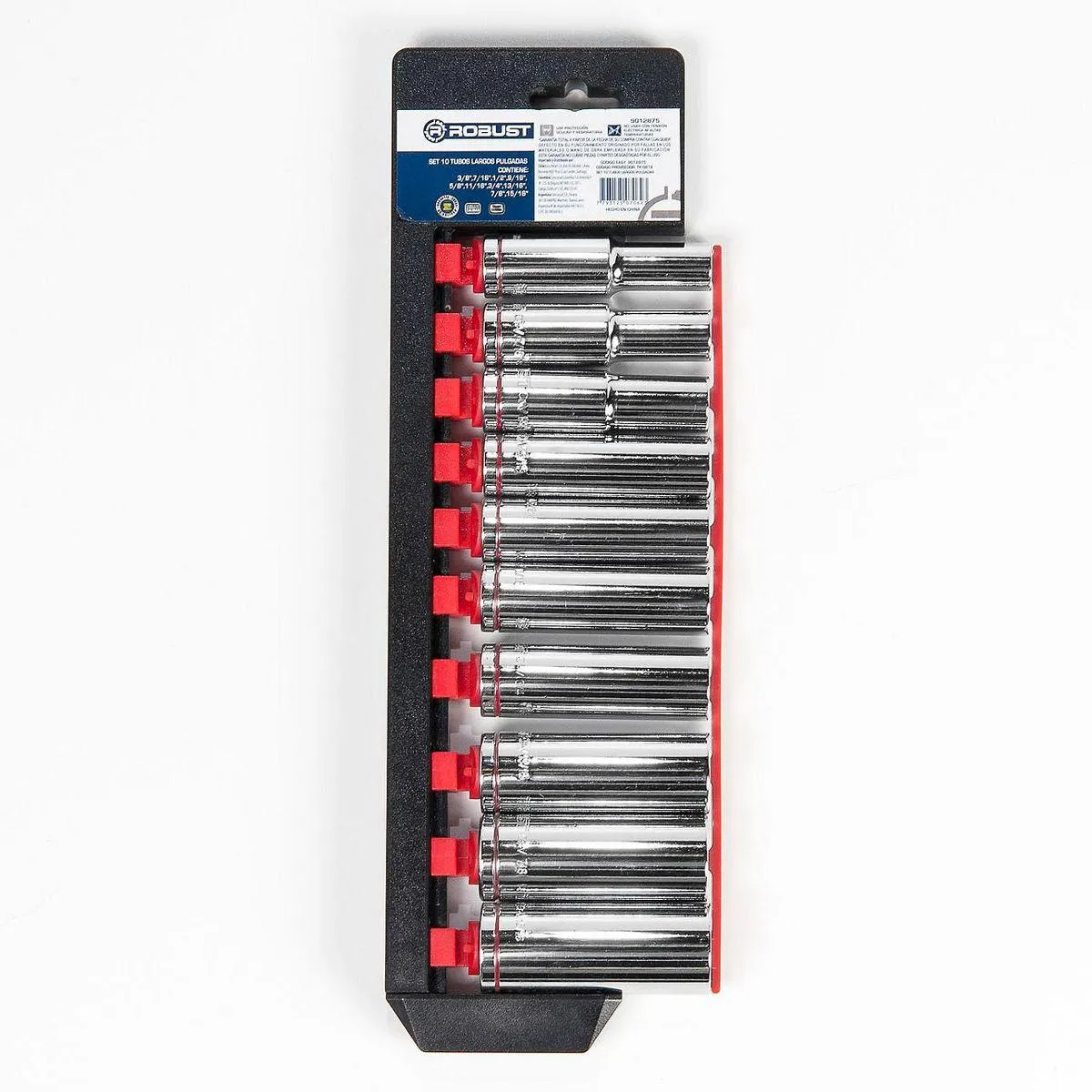 Set de Tubos Largos 10 Piezas Robust