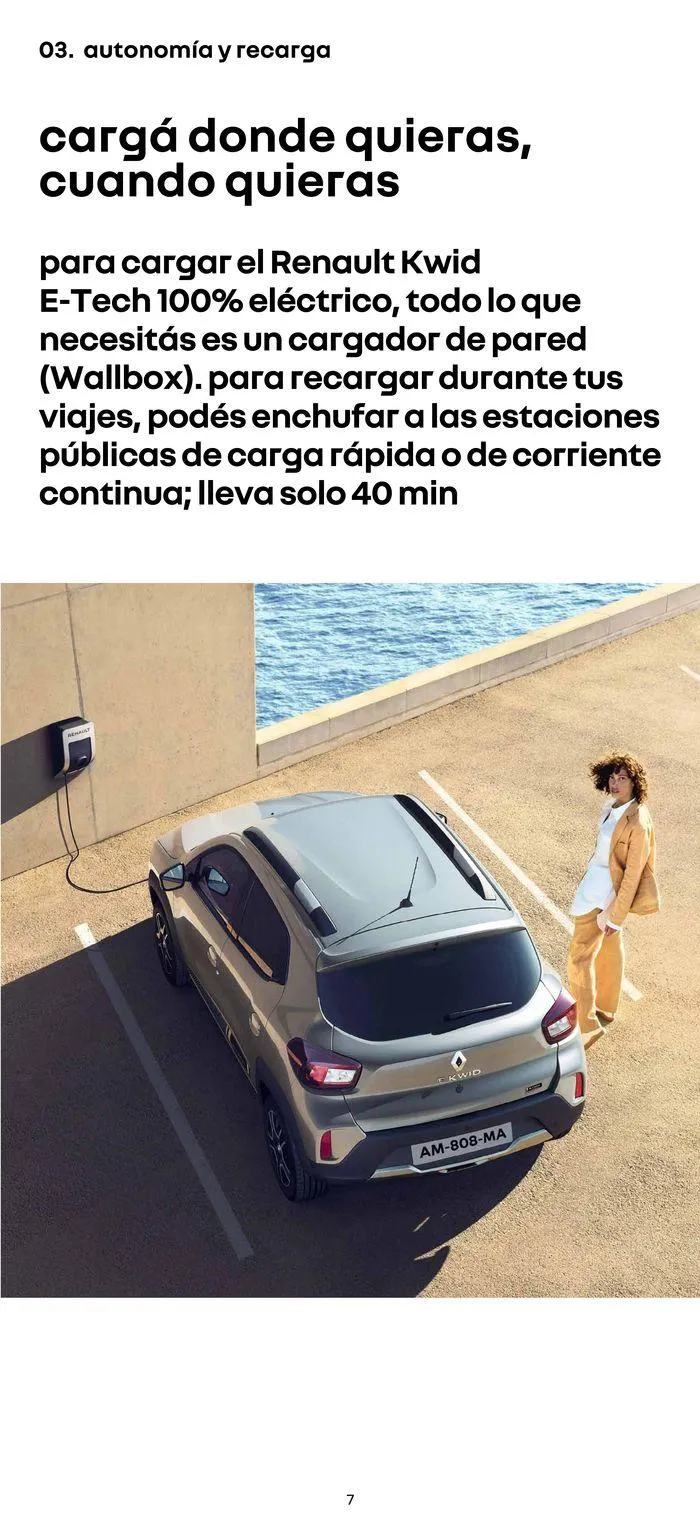 Ofertas de Renault Kwid E-Tech 100% Eléctrico 23 de mayo al 23 de mayo 2025 - Página 7 del catálogo
