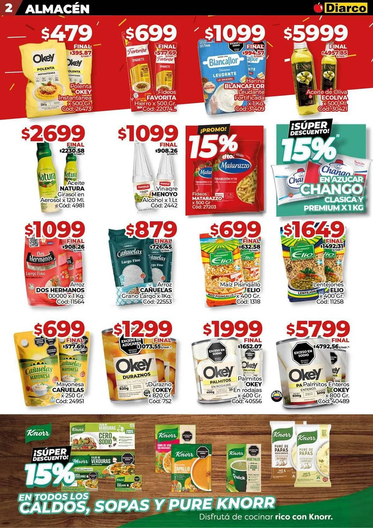 Ofertas de Catálogo Diarco 9 de junio al 16 de junio 2025 - Página 2 del catálogo