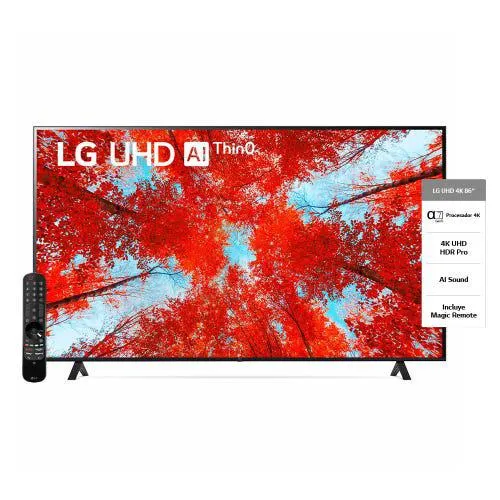 Smart TV LED 86" LG 86UQ9050PSC 4K Ultra HD