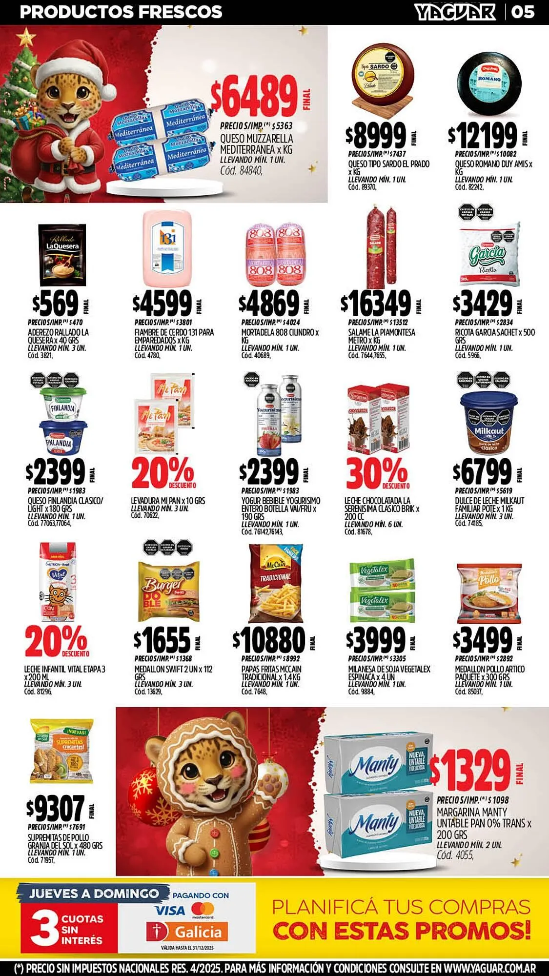 Ofertas de Catálogo Supermercados Yaguar 31 de diciembre al 4 de enero 2026 - Página 6 del catálogo