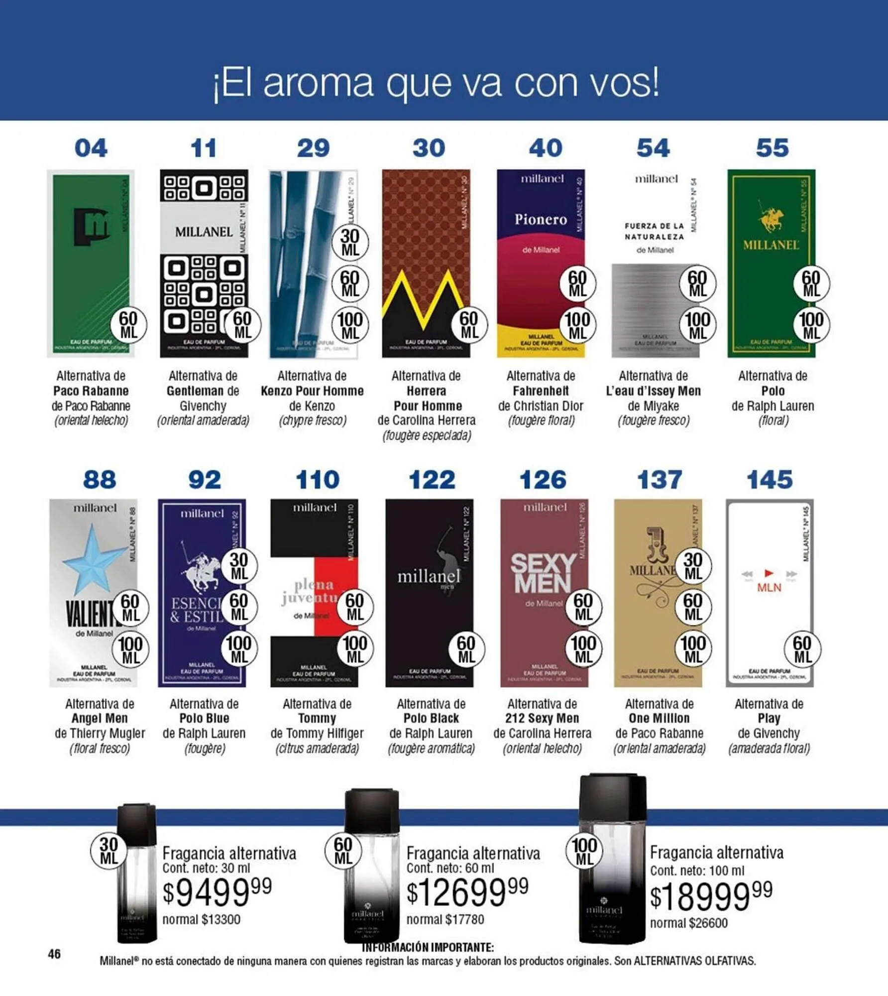 Ofertas de Catálogo Millanel Cosmética 21 de octubre al 10 de noviembre 2024 - Página 136 del catálogo