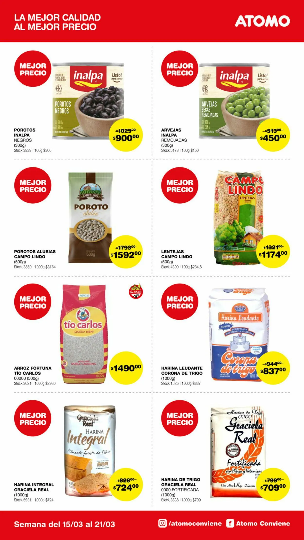 Ofertas de ATOMO Conviene 2 de marzo al 31 de marzo 2024 - Página 15 del catálogo