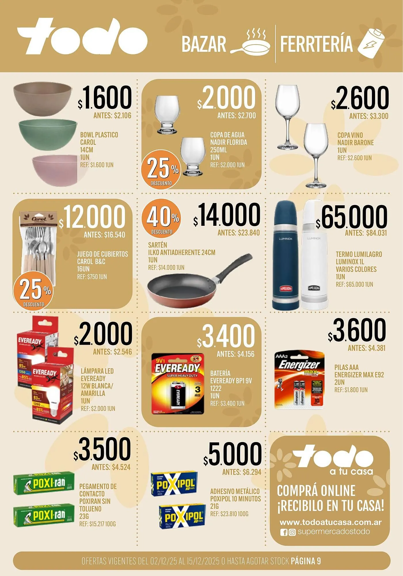 Ofertas de Catálogo Supermercados Todo 2 de diciembre al 15 de diciembre 2025 - Página 9 del catálogo