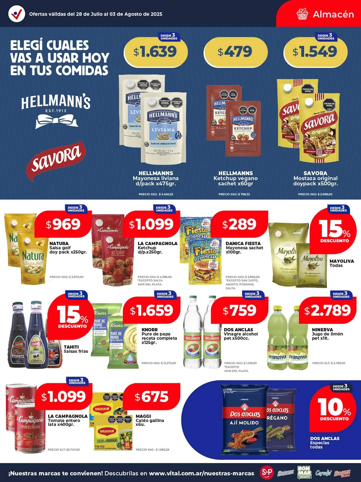 Ofertas de Catálogo Supermayorista Vital 30 de julio al 3 de agosto 2025 - Página 17 del catálogo