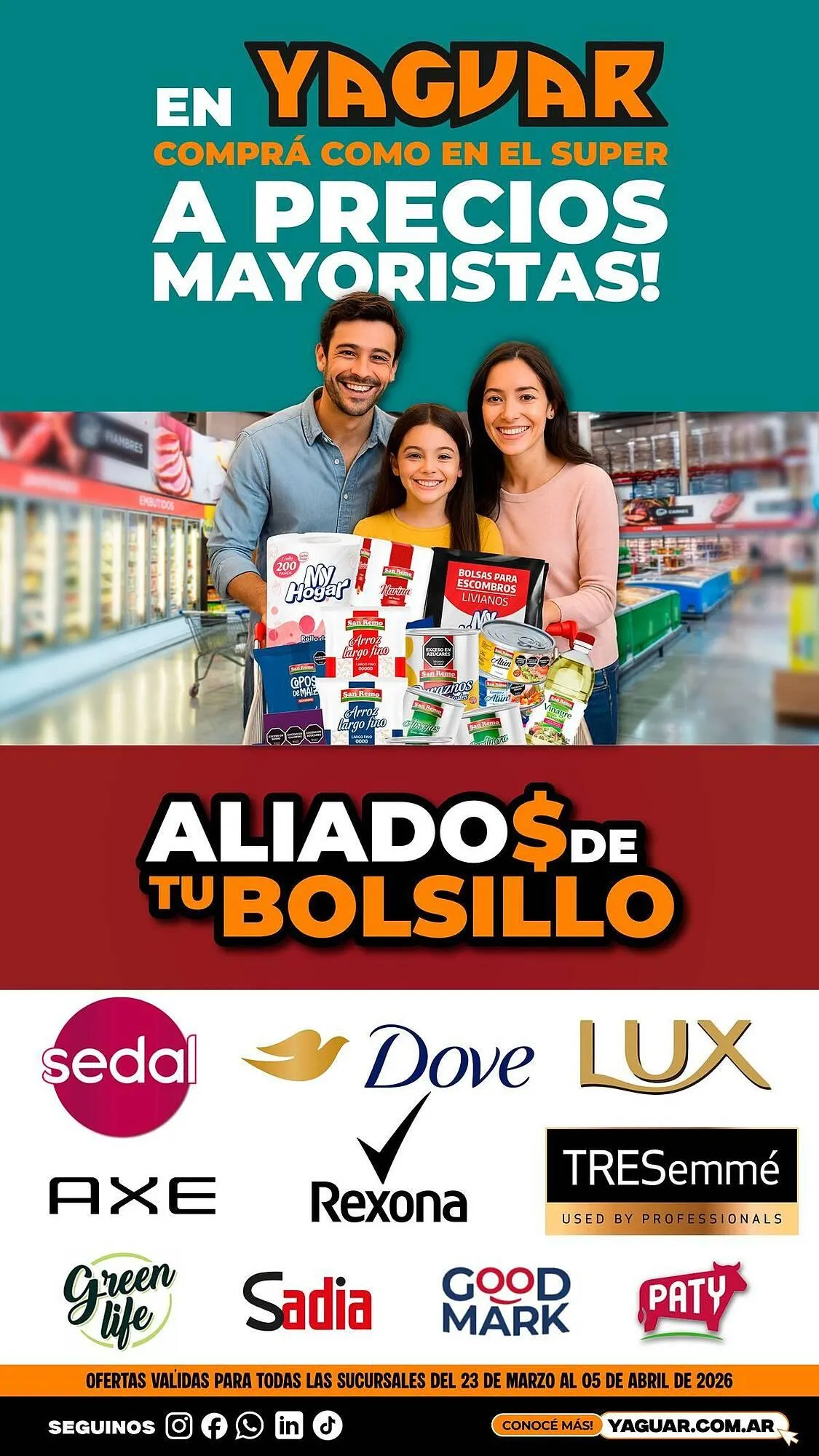 Ofertas de Catálogo Supermercados Yaguar 3 de abril al 5 de abril 2026 - Página 1 del catálogo