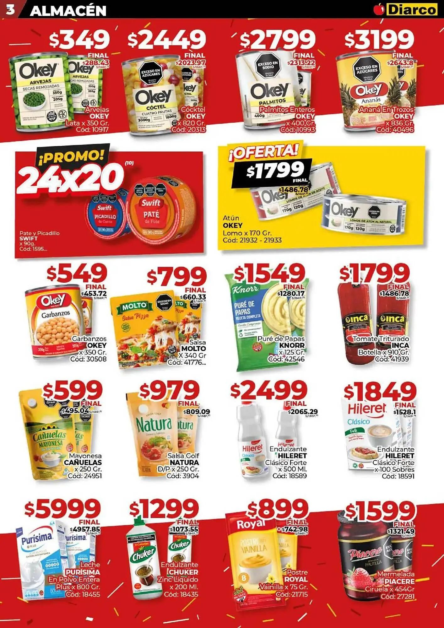 Ofertas de Catálogo Diarco 21 de julio al 26 de julio 2025 - Página 3 del catálogo