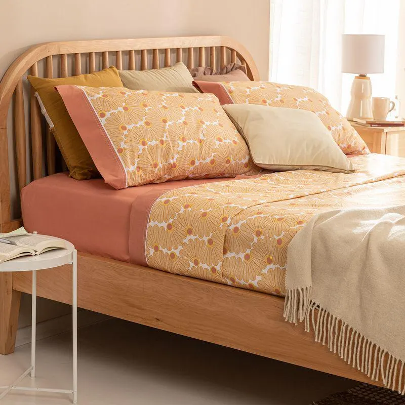 Juego de Sábanas Queen Size Petalo Mimbre