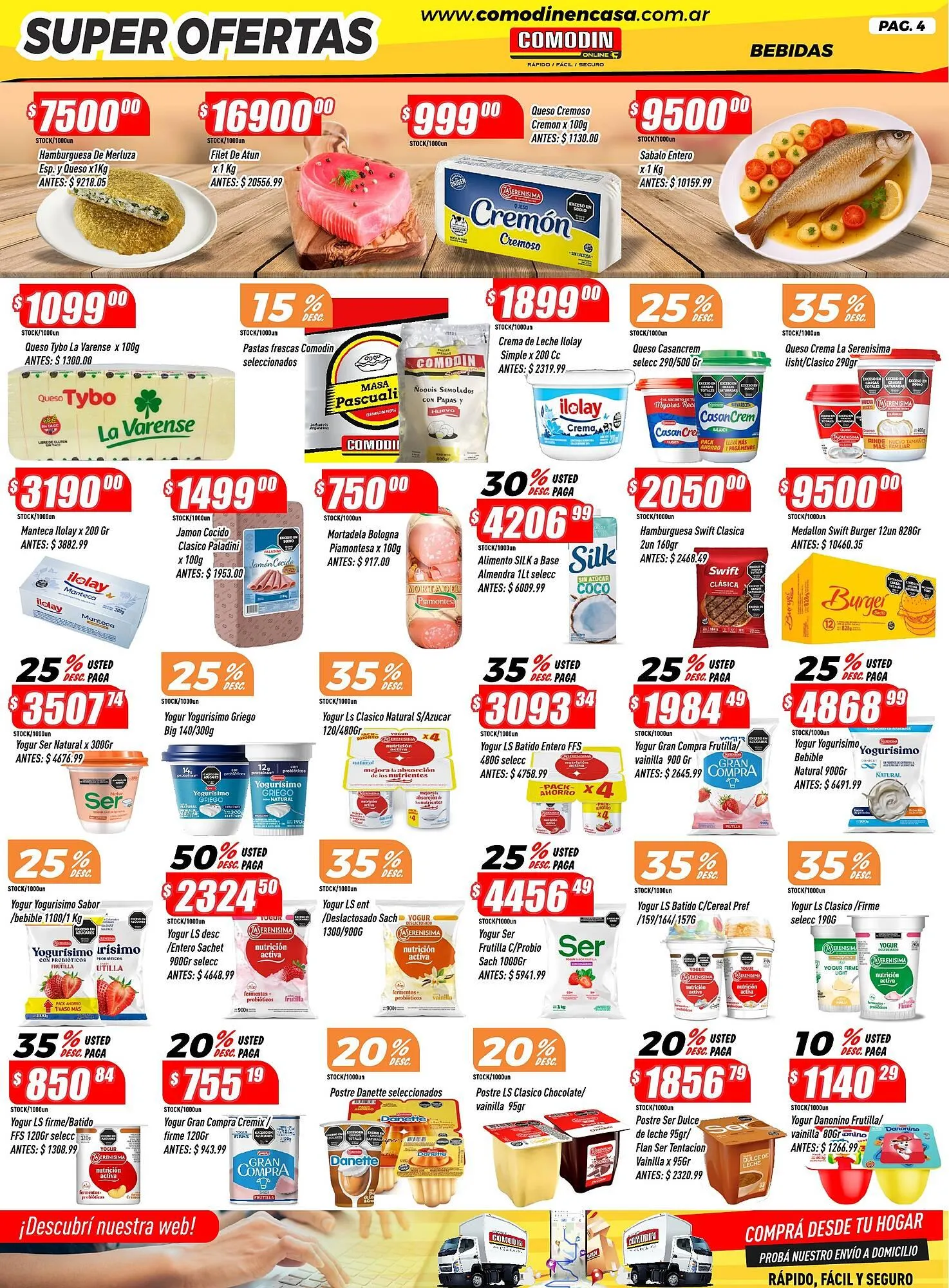 Ofertas de Catálogo Supermercados Comodin 16 de marzo al 19 de marzo 2026 - Página 4 del catálogo