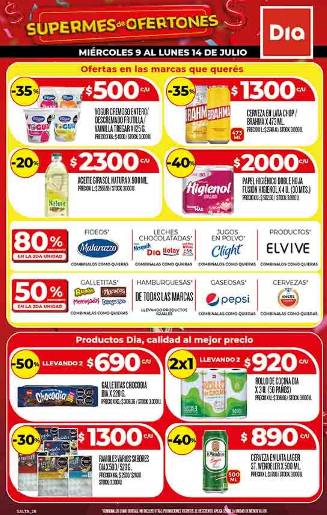 Ofertas de Catálogo Supermercados DIA 9 de julio al 14 de julio 2025 - Página 1 del catálogo