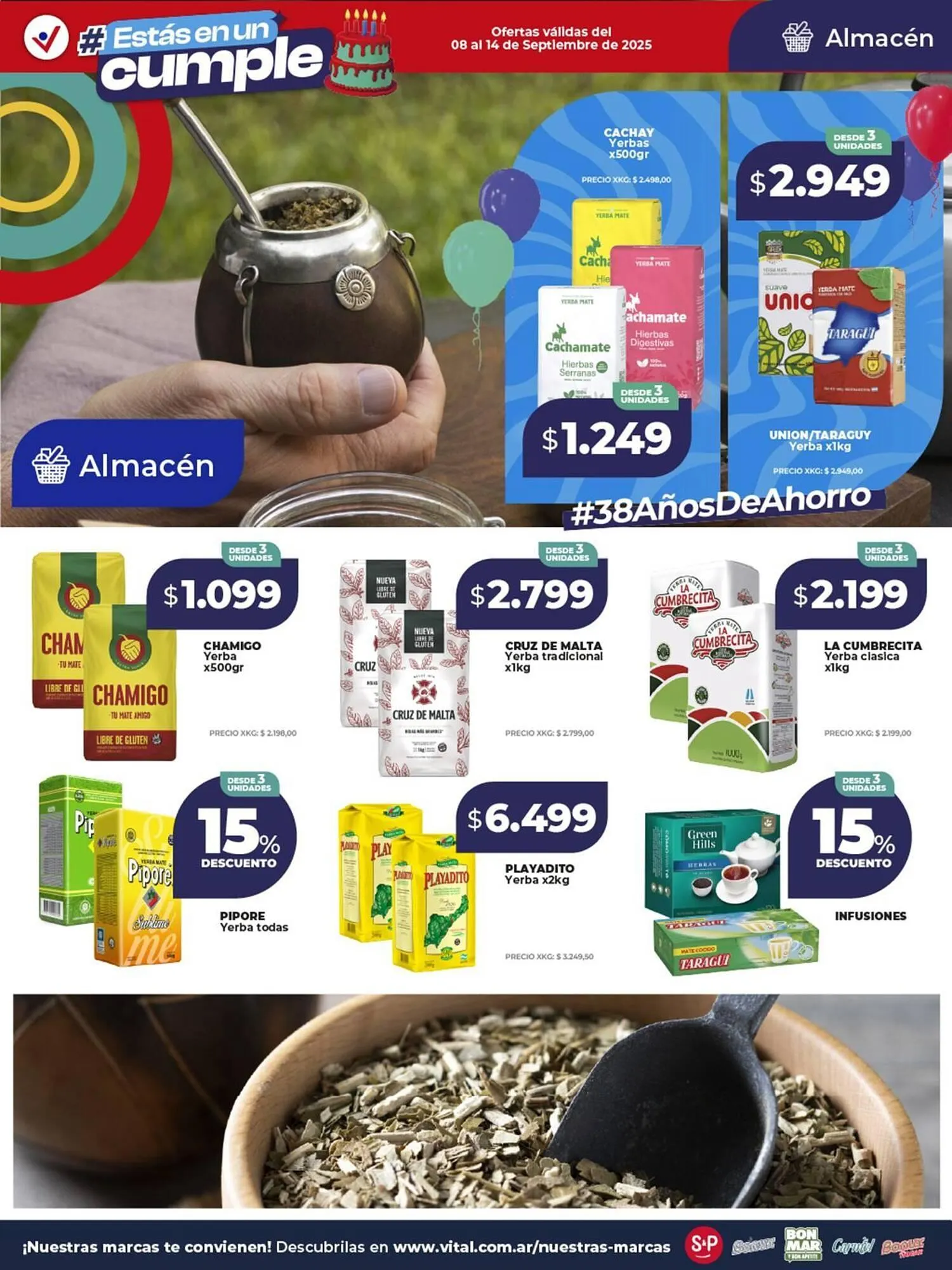 Ofertas de Catálogo Supermayorista Vital 8 de septiembre al 14 de septiembre 2025 - Página 17 del catálogo